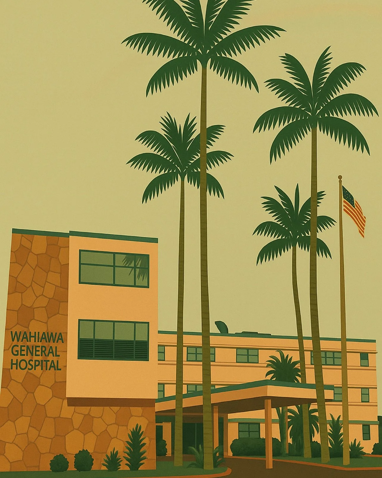 Wahiawa General Hospital is being torn down. My brother was born there. I waited in those chairs, head split from a golf club, shoulder out from volleyball. Quiet hours, bright lights, our small histories.