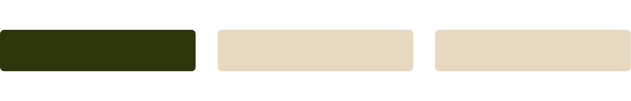 Close-up of a slider with three color options: dark green, beige, and light beige.