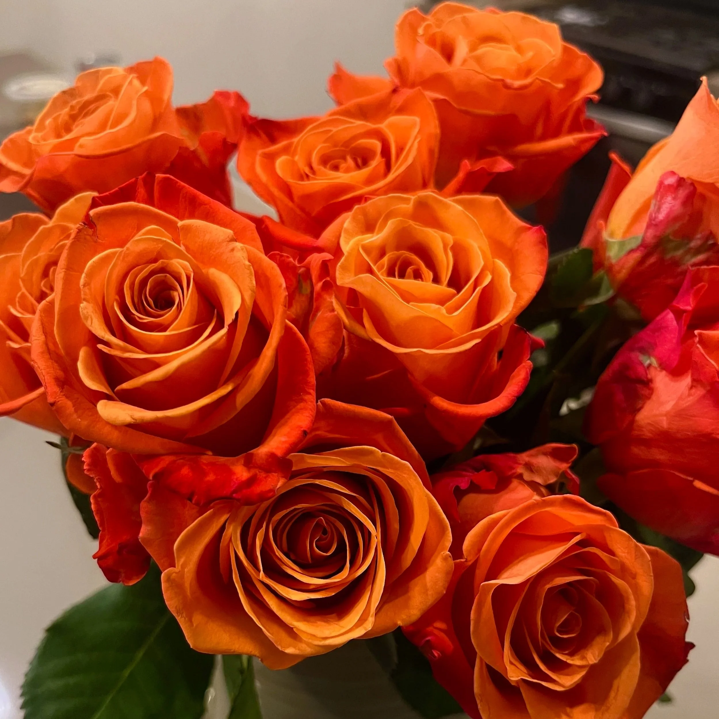 A small bouquet of flowers…