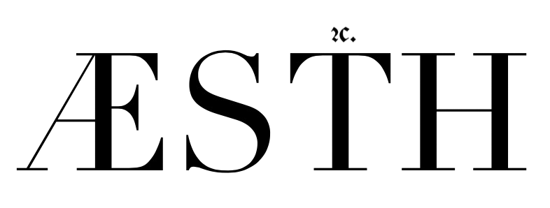 Close-up of a textured surface with the letters "Aesth" etched or printed on it.
