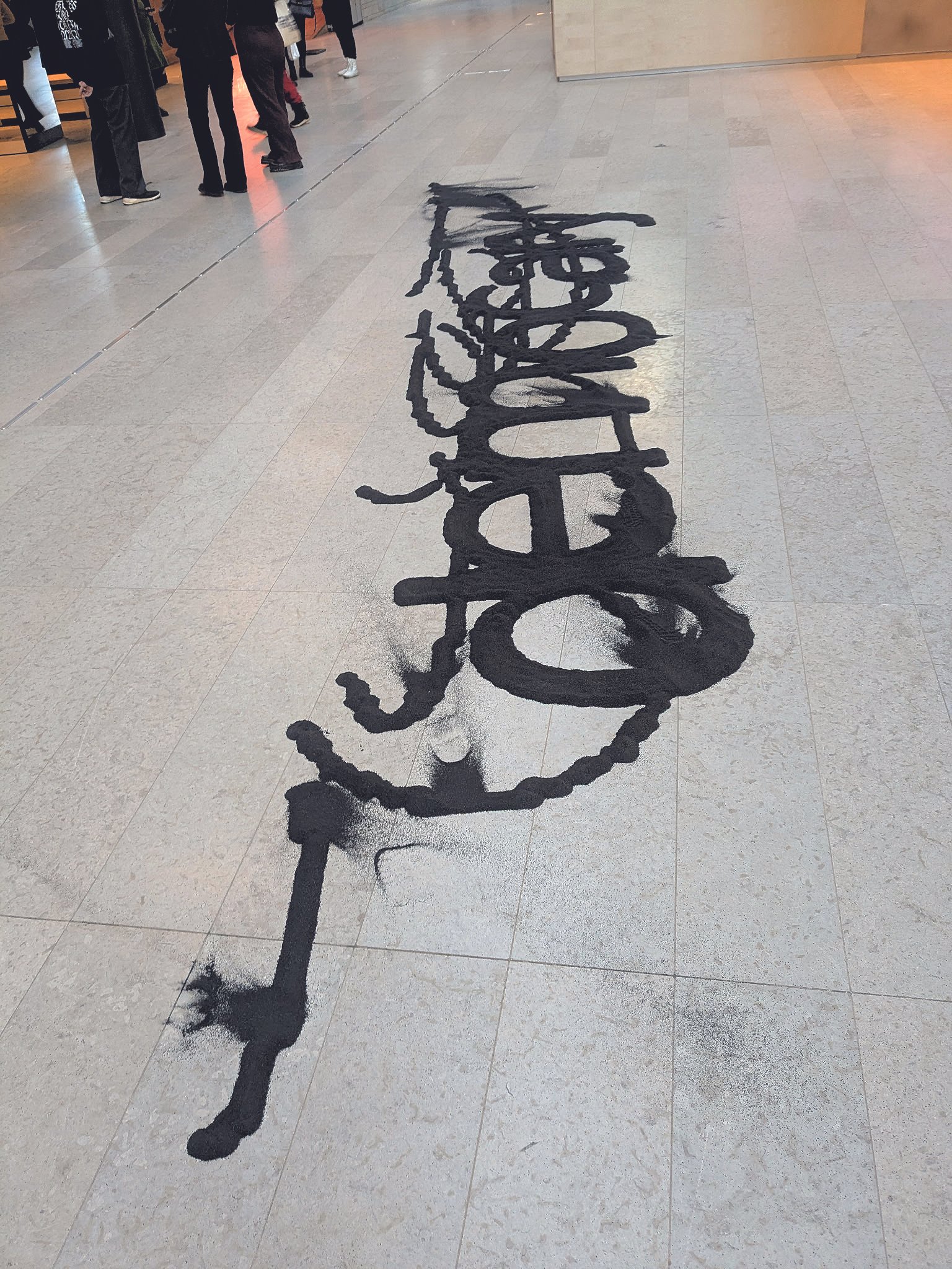Performance and installation process of Failed Attempt#1 (democary), Kumu Art museum, February 2026. Photo: Private