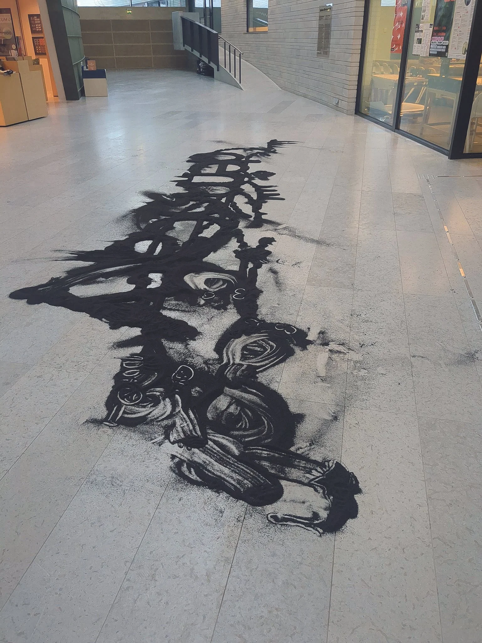 Performance and installation process of Failed Attempt#1 (democary), Kumu Art museum, February 2026. Photo: Private