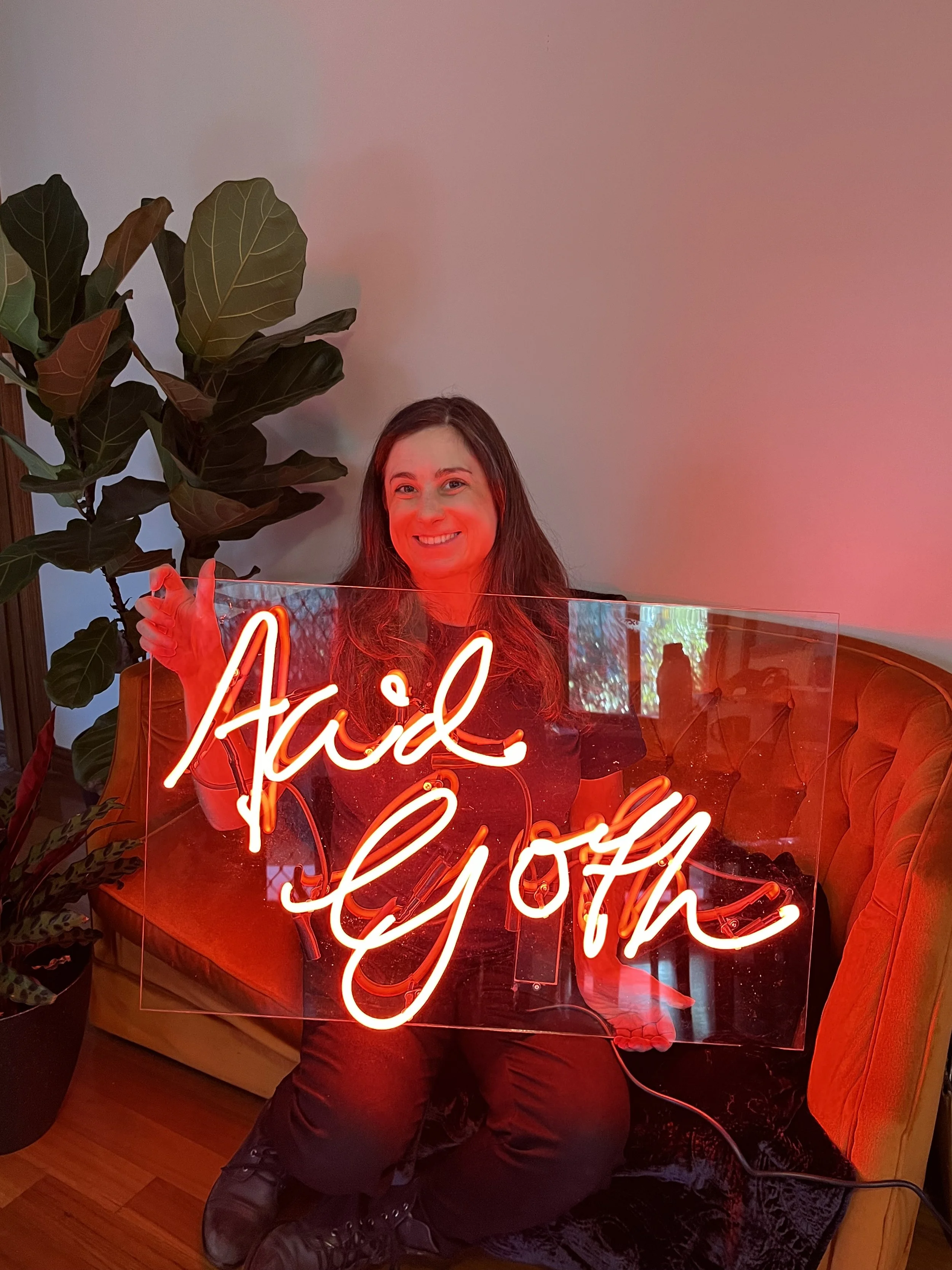 Georgie Stokol - Acid Goth neon sign