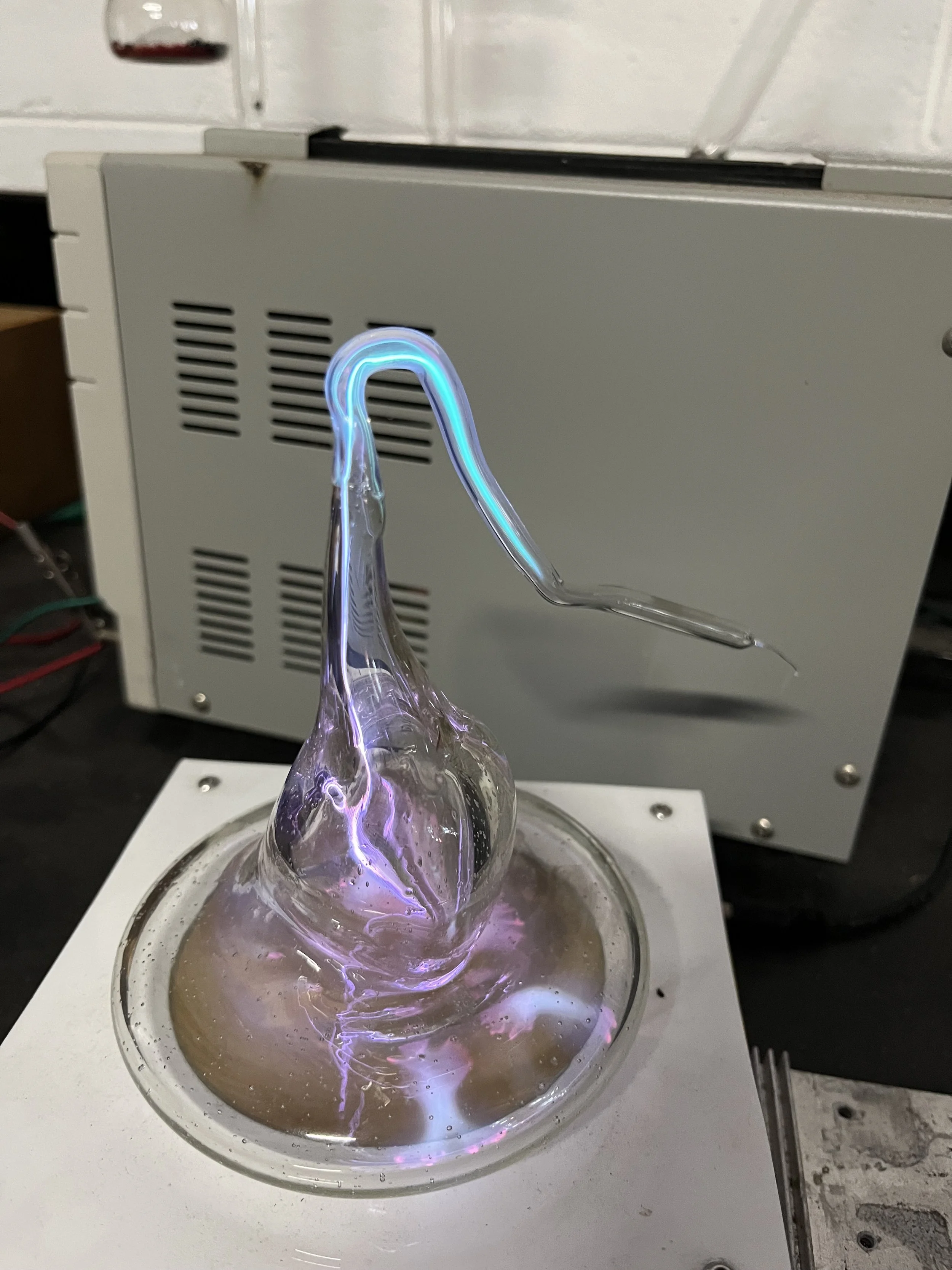 Glassblowing and neon study (2026)