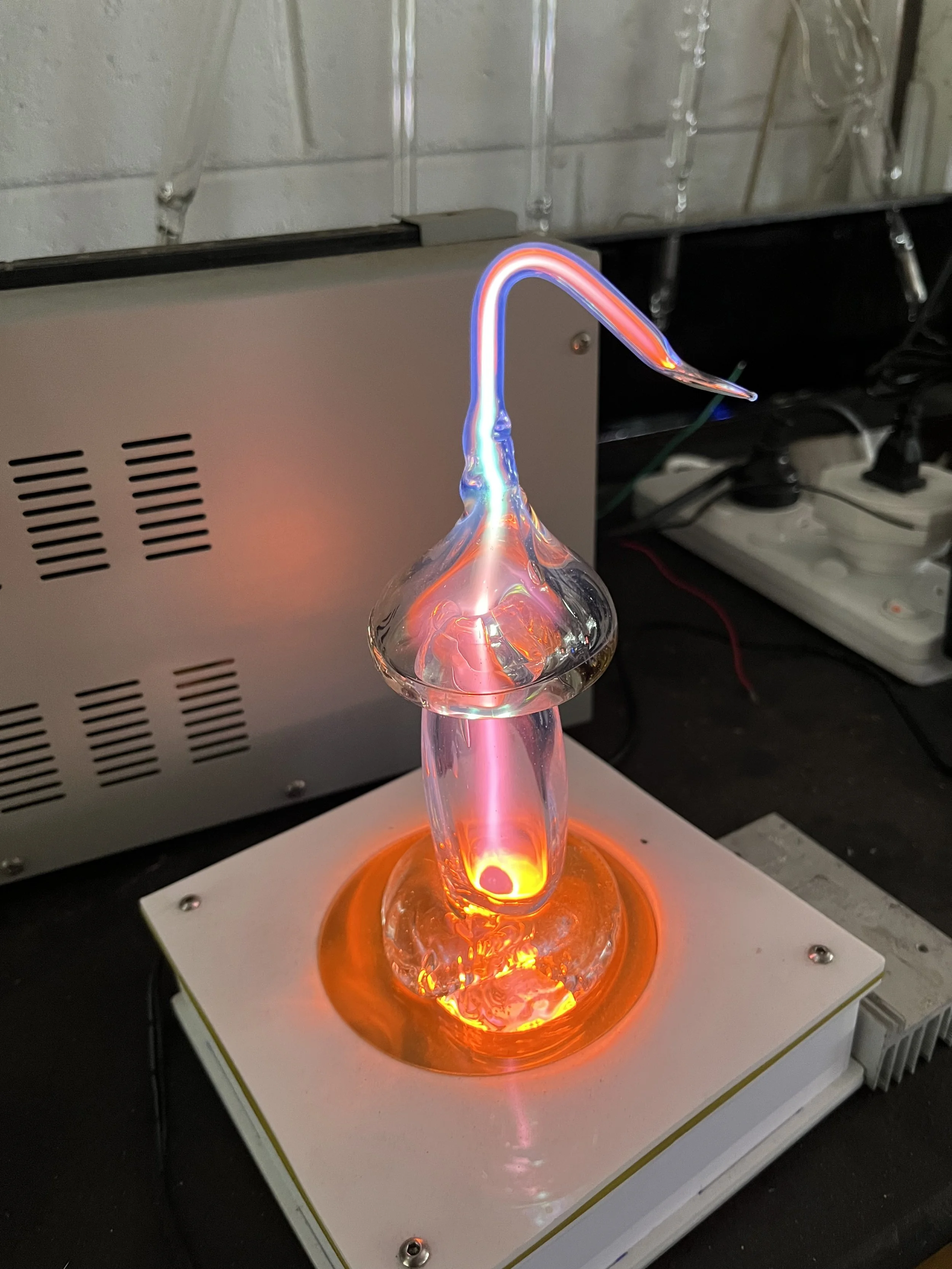 Glassblowing and neon study (2026)