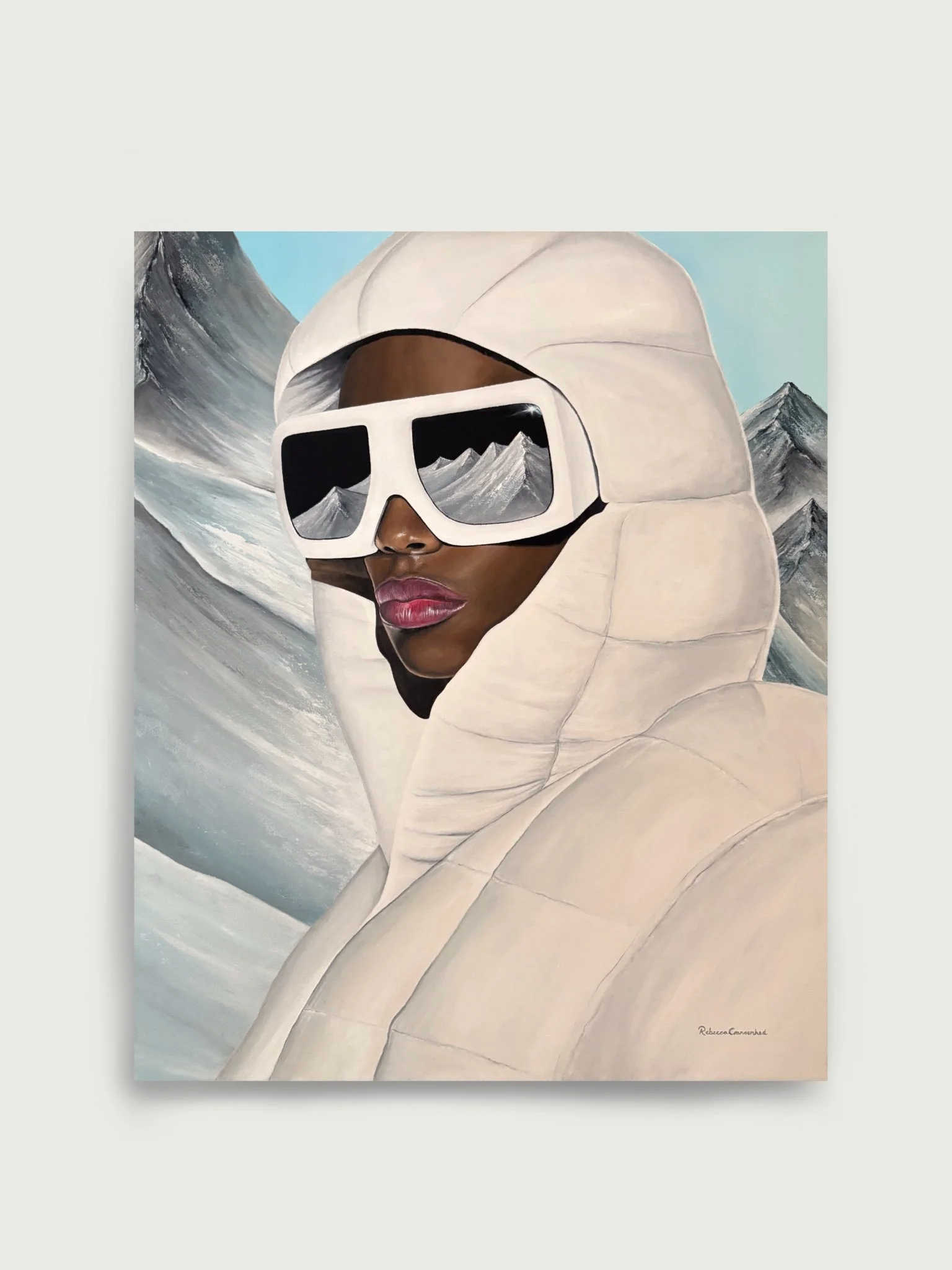 Glacial glam - poster