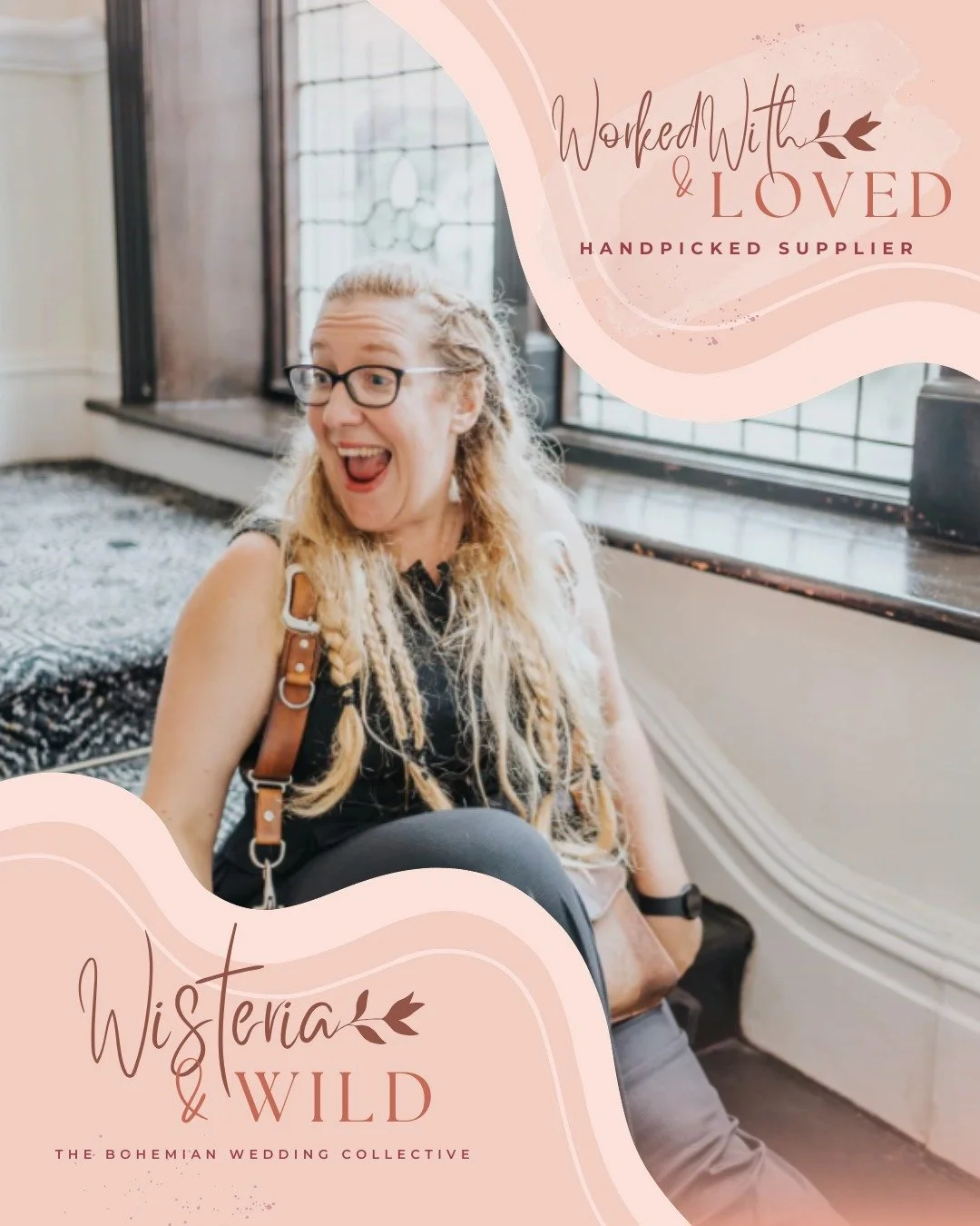 Meet Emily (Our Emmy). She's been part of the Wisteria &amp; Wild Family from day dot. 

The lovely human behind Lotus Photography, based in Bournemouth and photographing weddings across Dorset, Hampshire and beyond.

Emmy is known for her joyful ene
