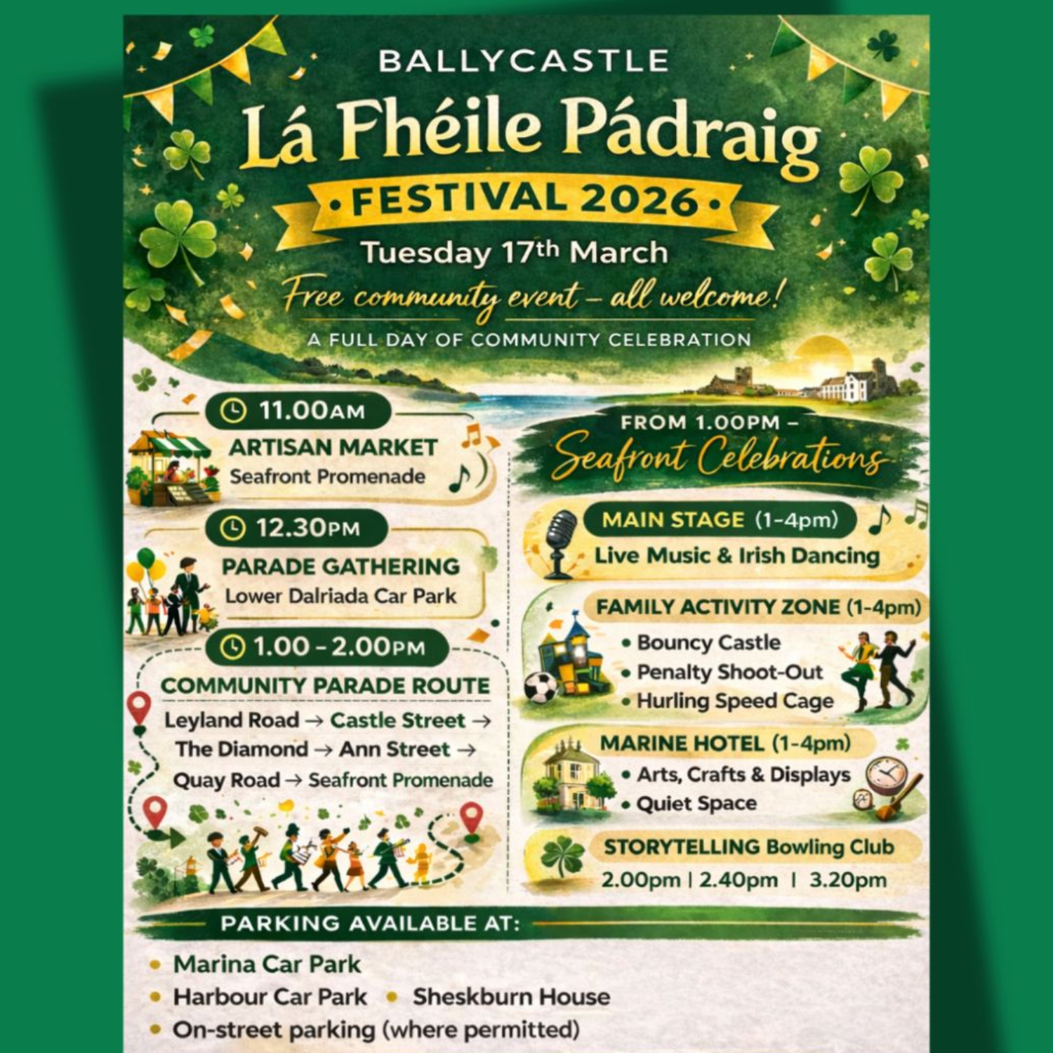 St Patrick's Day Ballycastle