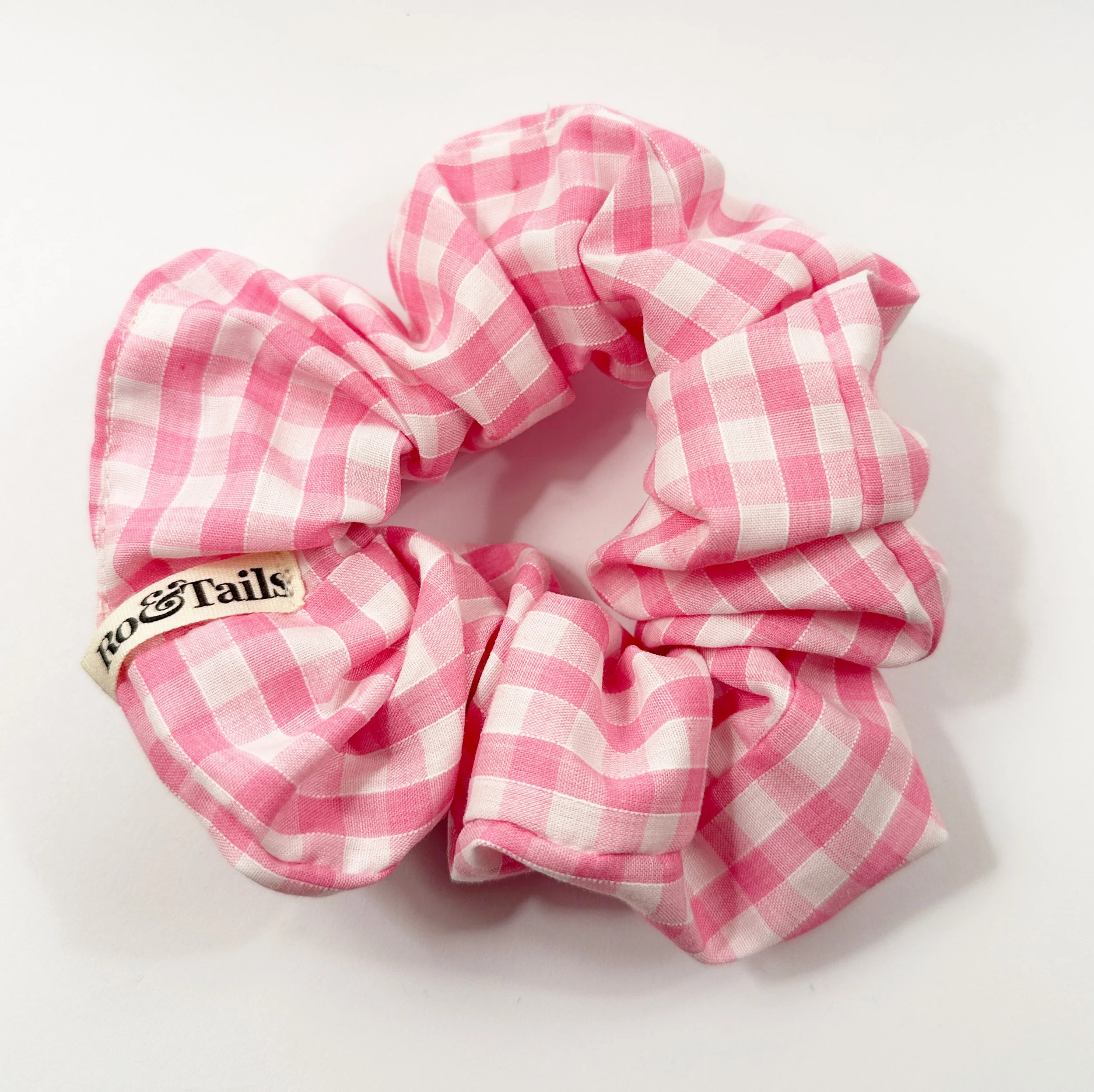 Scrunchie - Pink Gingham