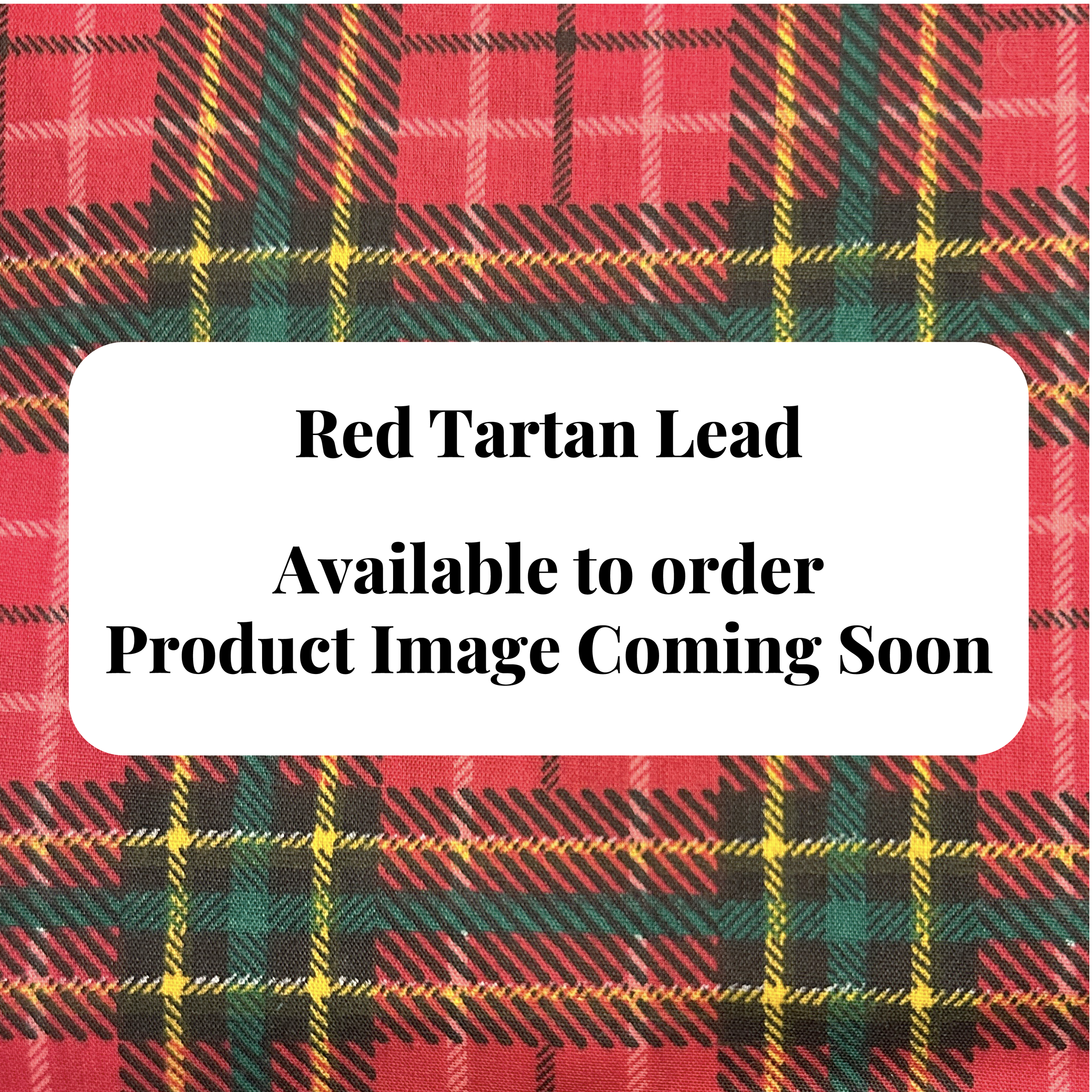 Lead - Red Tartan