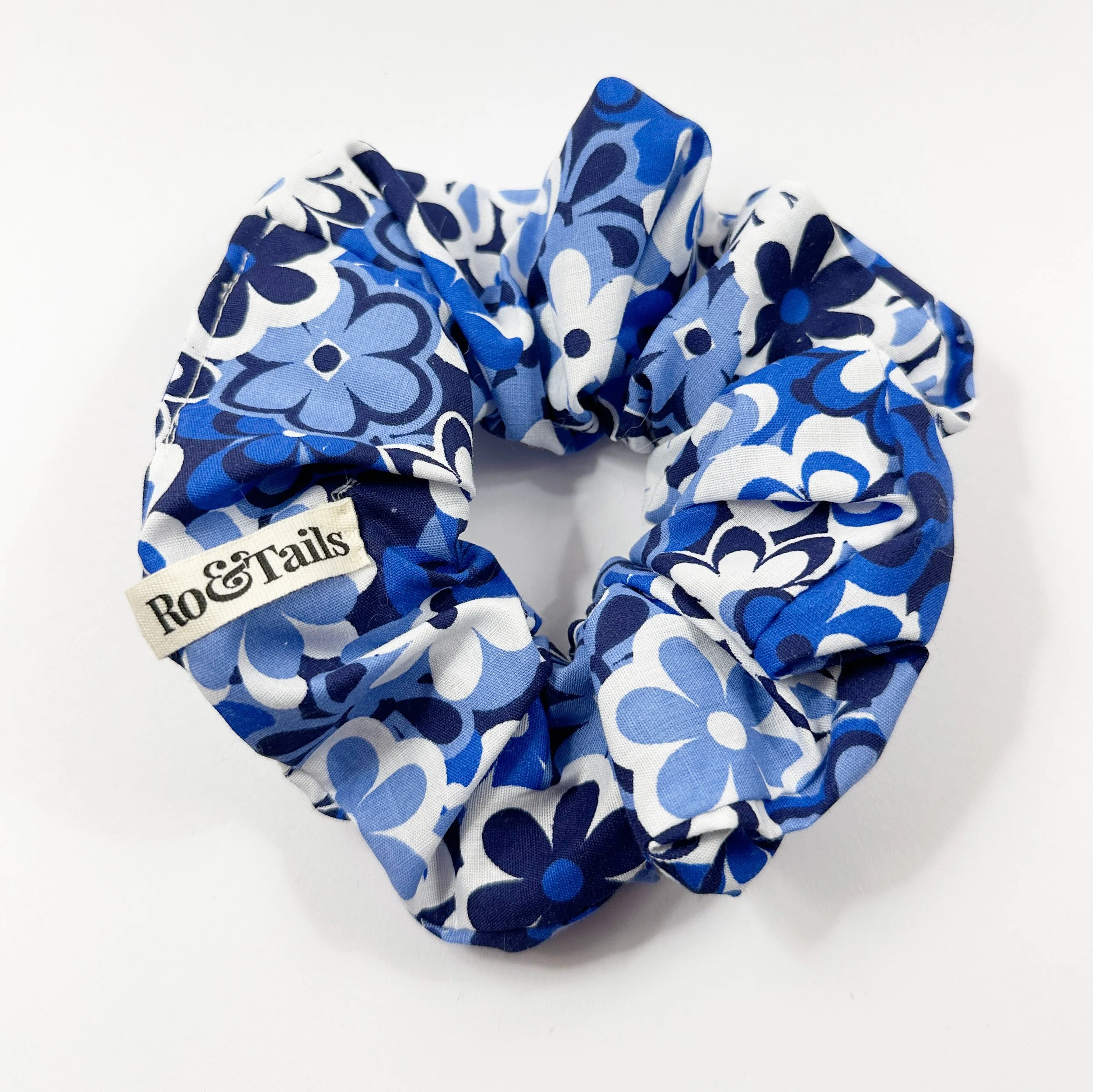 Scrunchie - Blue Floral