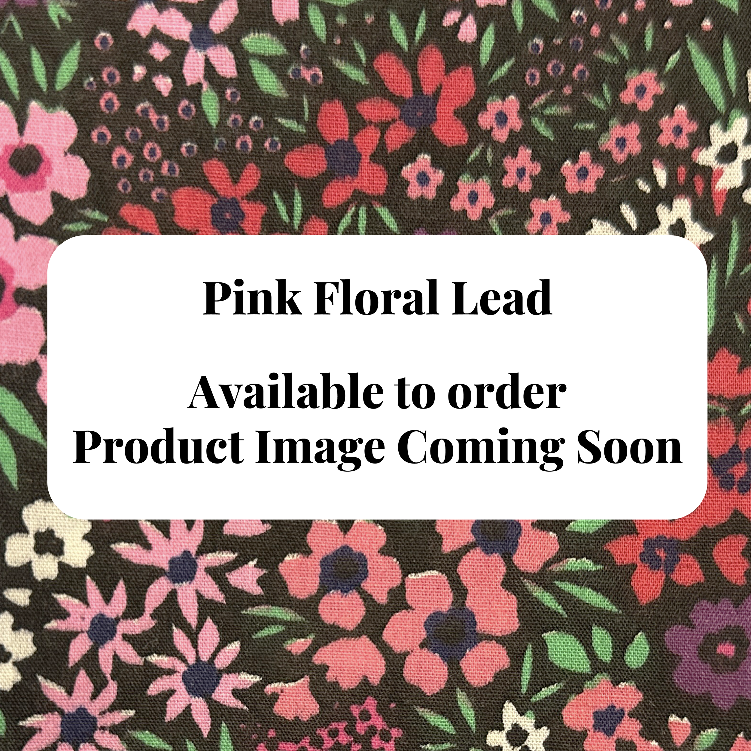 Lead - Pink and Black Ditsy Floral