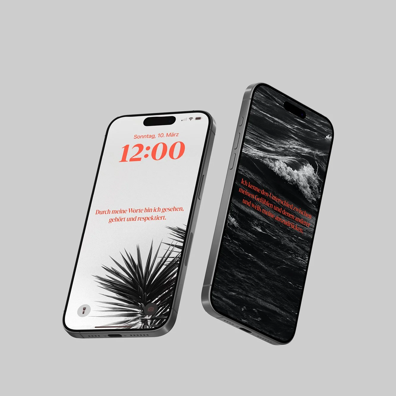 Kommunikation – Affirmationskarten Handy Wallpapers