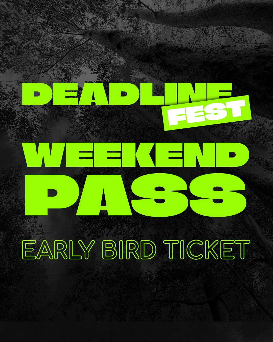 Early Bird: Weekend Pass