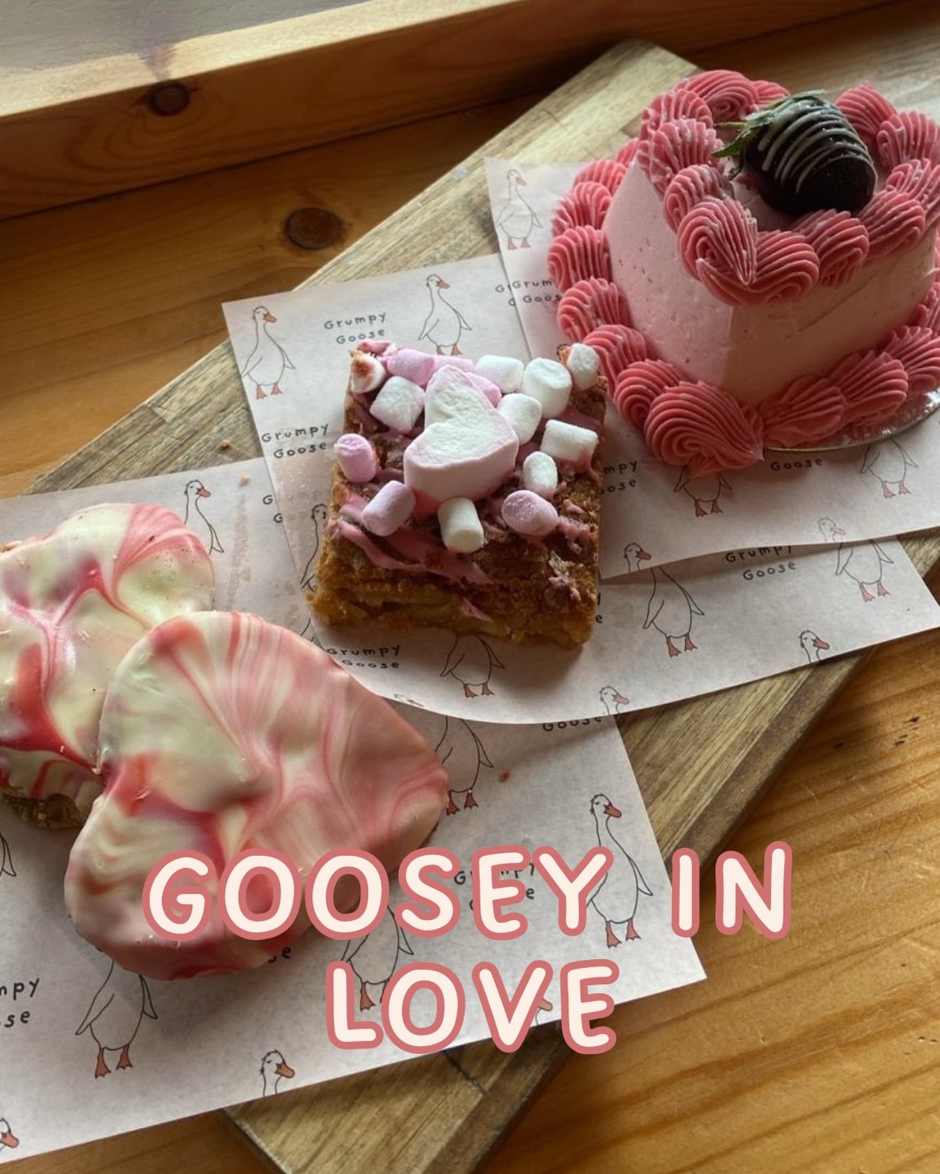 Share the love. Share the cake.

&hellip;or not.

Our Valentine&rsquo;s Day baked goodies are available today &amp; tomorrow 💓 

Introducing our Red velvet sponge sharer, white chocolate shortbread, and Valentine&rsquo;s blondie.

Swing by and treat