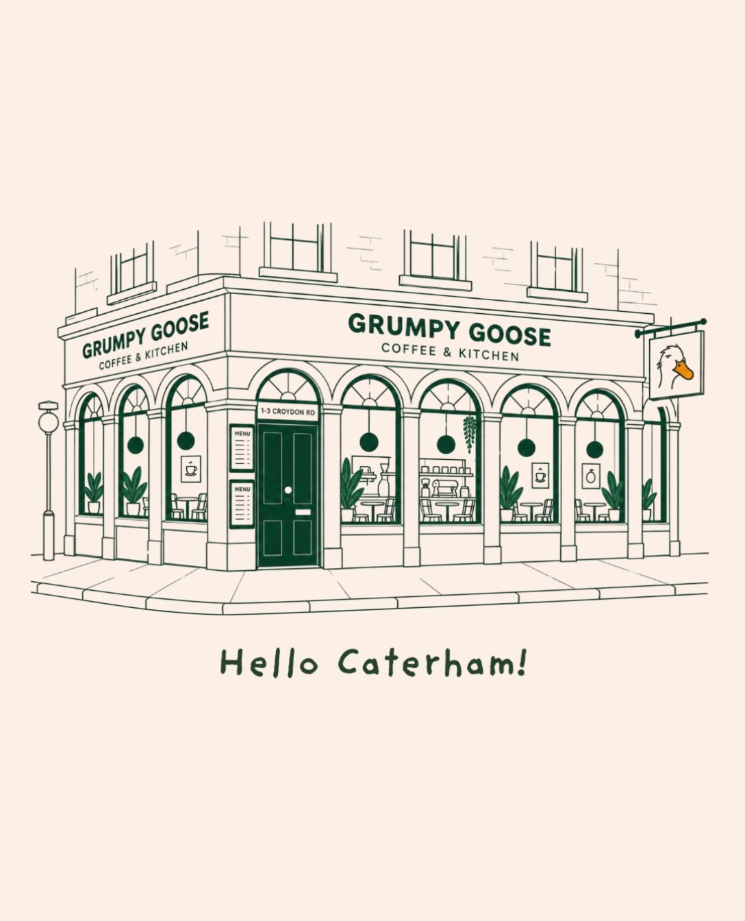 If you guessed Caterham, you guessed right! 🪿

The goose is on the loose again, and we&rsquo;re so excited to finally reveal that Grumpy Goose is opening its third cafe, right in Caterham Valley!

Three cafe&rsquo;s. We still can&rsquo;t quite belie