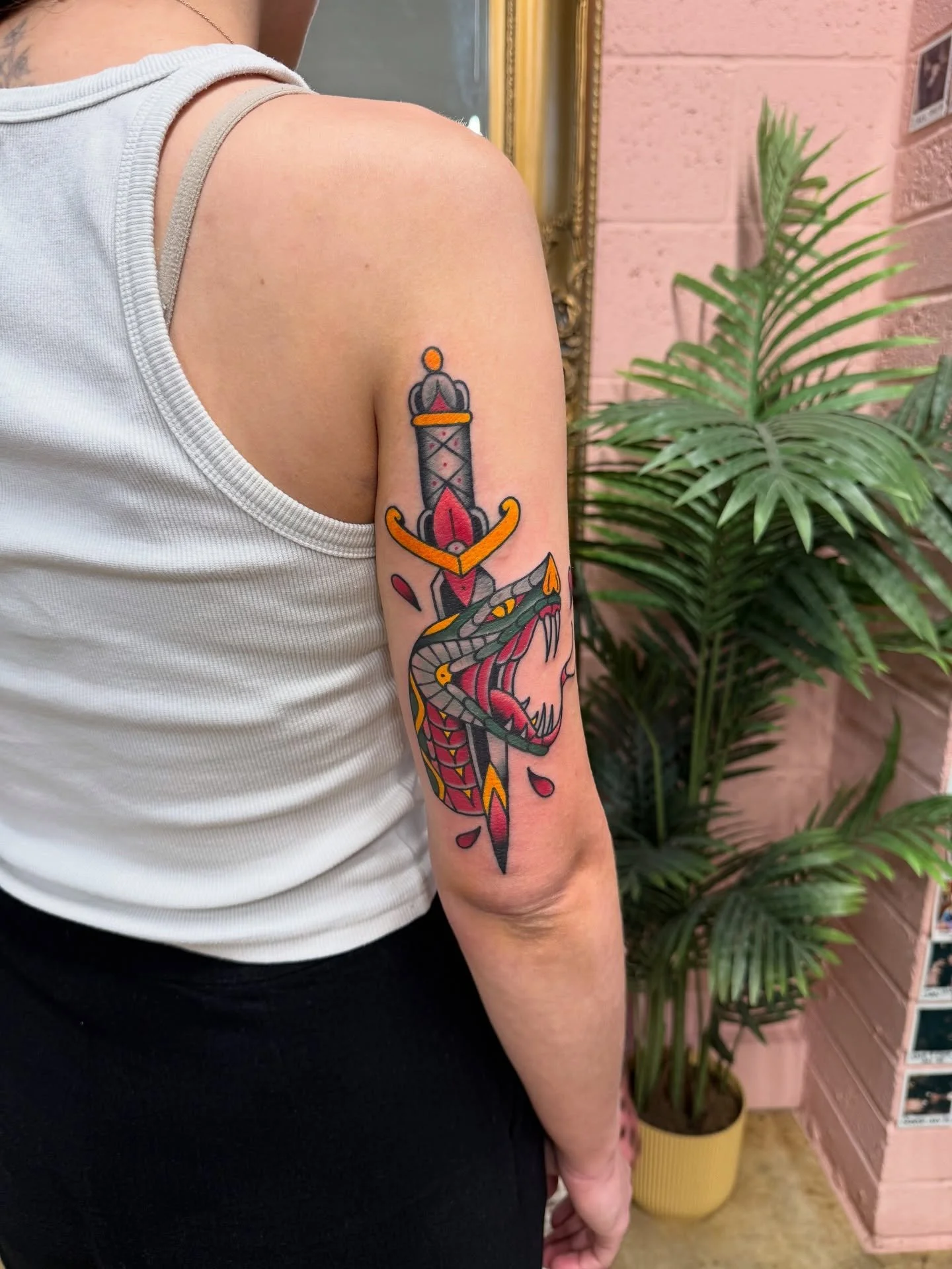 Taking bookings @valentinestattoostudio goldsmithtattoo@gmail.com #tattoo #tattooartist #traditional #traditionaltattoo #leamingtonspa #loveleam #leamingtonspatattoo #goldsmithtattooer #warwickshire 
#valentinestattoostudio #tradtattoo #birminghamtat