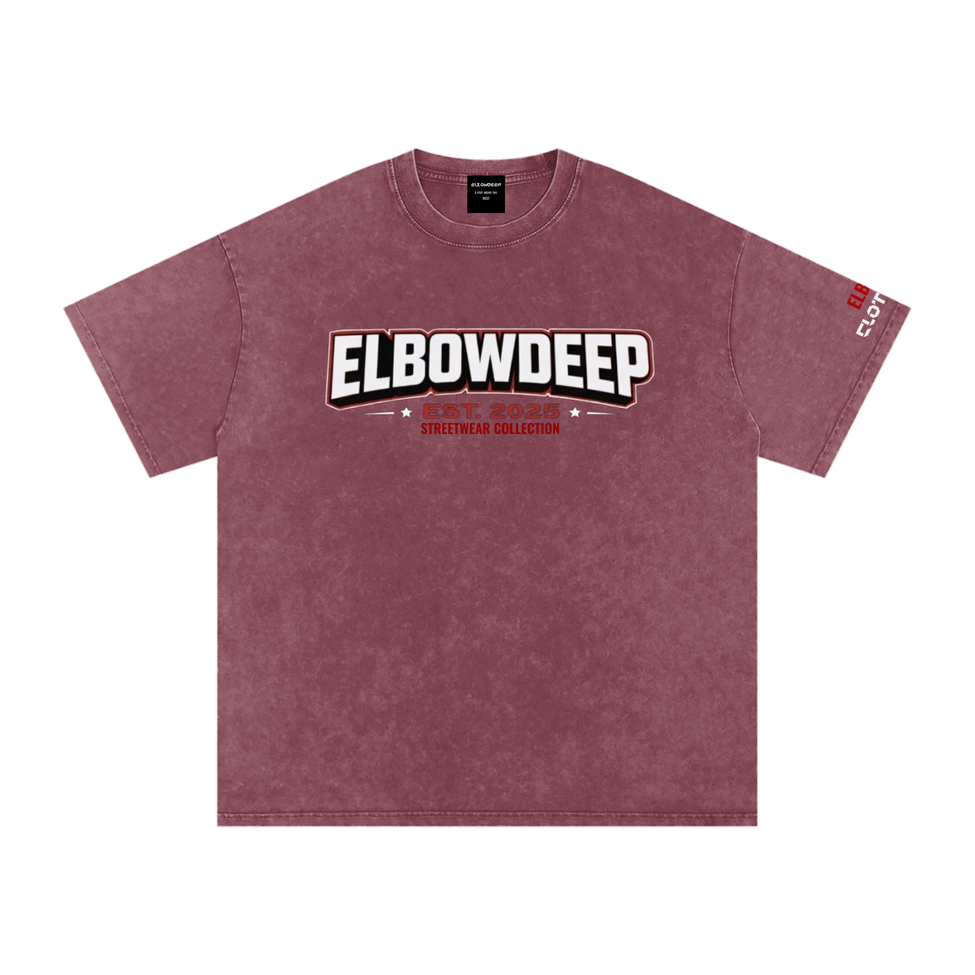 Red Snow Washed Oversized
