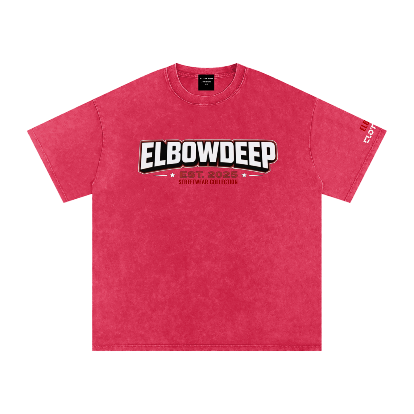 Red Snow Washed Oversized