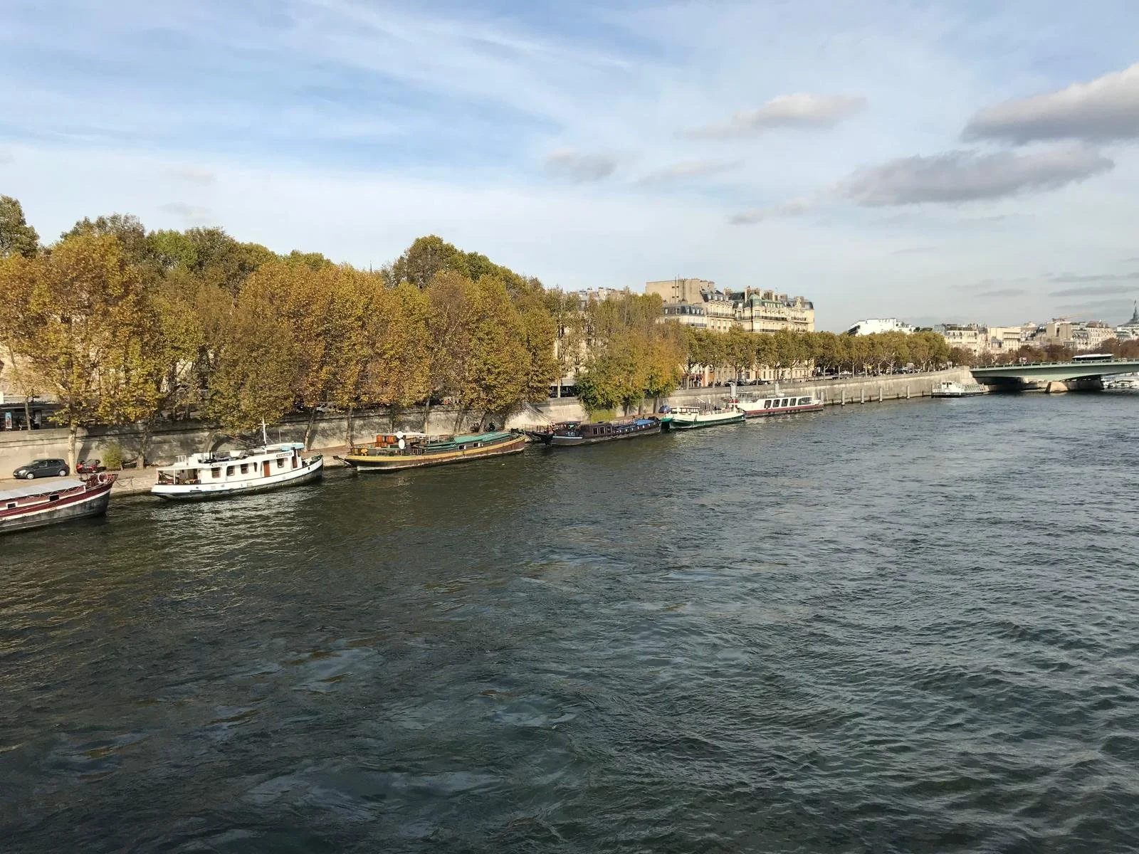 Scenic view along the Seine River