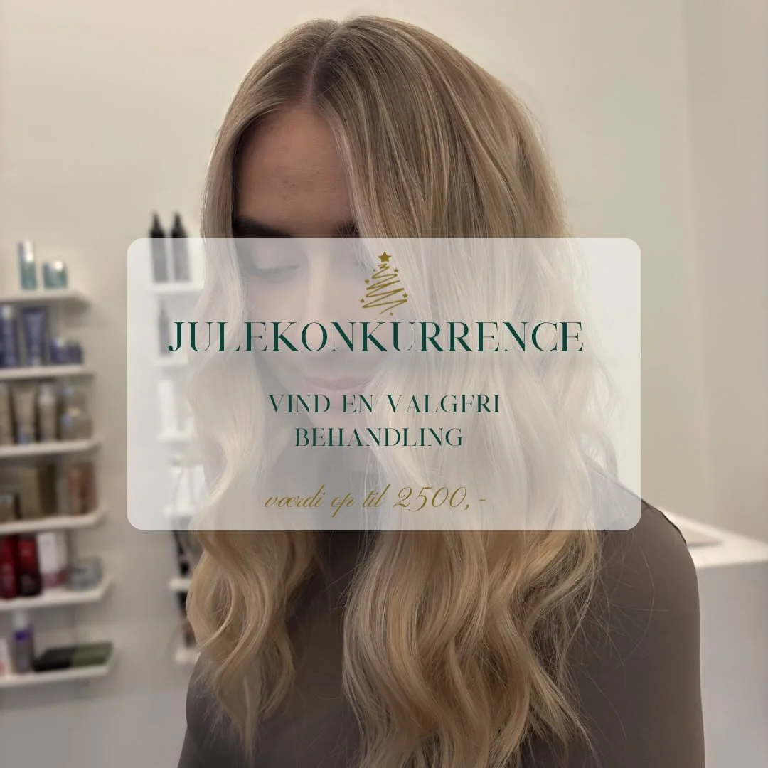 ✨ JULEKONKURRENCE ✨
Der er intet bedre end at give, s&aring; jeg har stablet en lille konkurrence p&aring; benene 🎅🏼
Du kan vinde en valgfri behandling i salonen &ndash; helt op til 2.500 kr 🎁💆🏼&zwj;♀️

Det betyder, at du frit kan v&aelig;lge hv