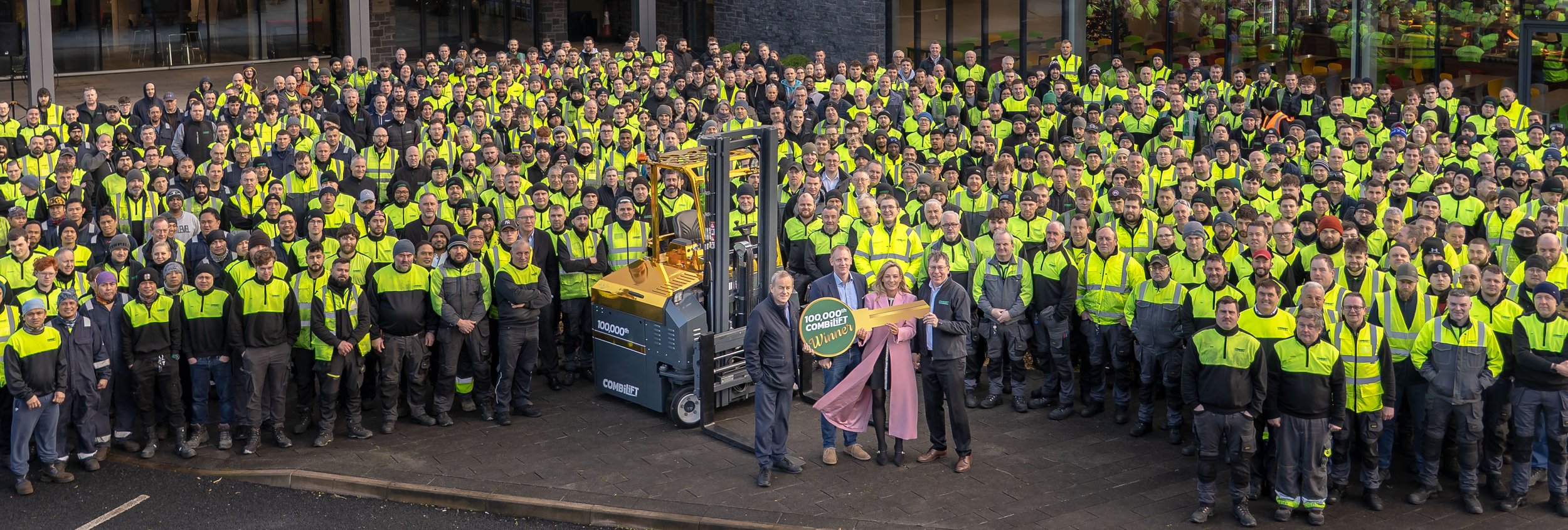 Combilift's 100,000th forklift raises €100,000 for global children’s charity
