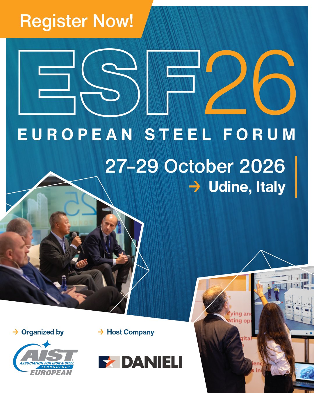The industry is evolving — stay informed at the European Steel Forum.