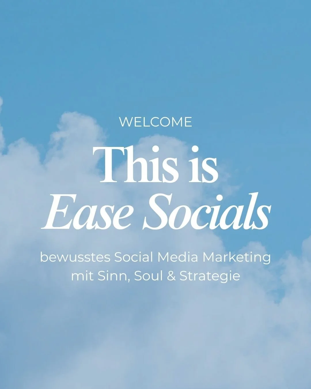 Social Media ist laut. Schnell. &Uuml;berfordernd. Voller Druck.

Und viele von uns sp&uuml;ren es:
🌩️ Der digitale Raum raubt oft mehr Energie, als er gibt.

☁️ Doch Sichtbarkeit muss nicht weh tun.
☁️ Sie muss dich auch nicht verbiegen, ersch&ouml