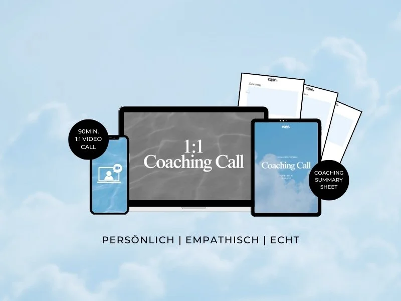 Mockup für 1:1 Coaching Angebot