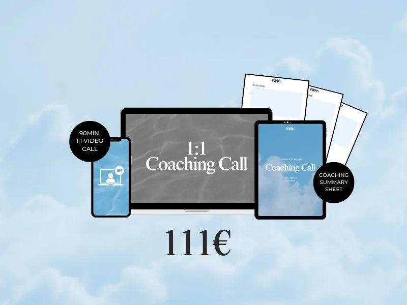 Mockup für das Angebot 1:1 Coaching Einzelcall