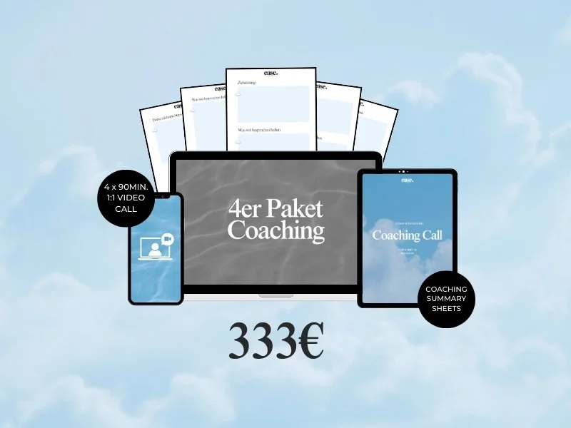 Mockup für 1:1 Coaching Angebot 4er Paket