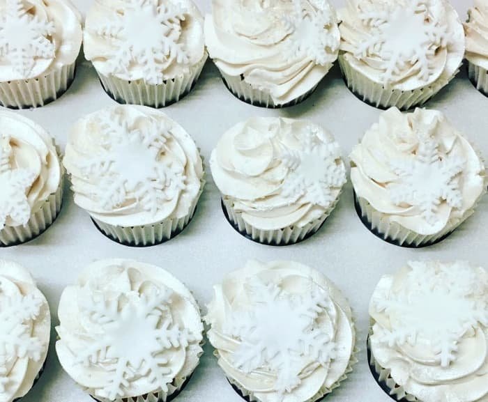 Snowflake Cupcakes