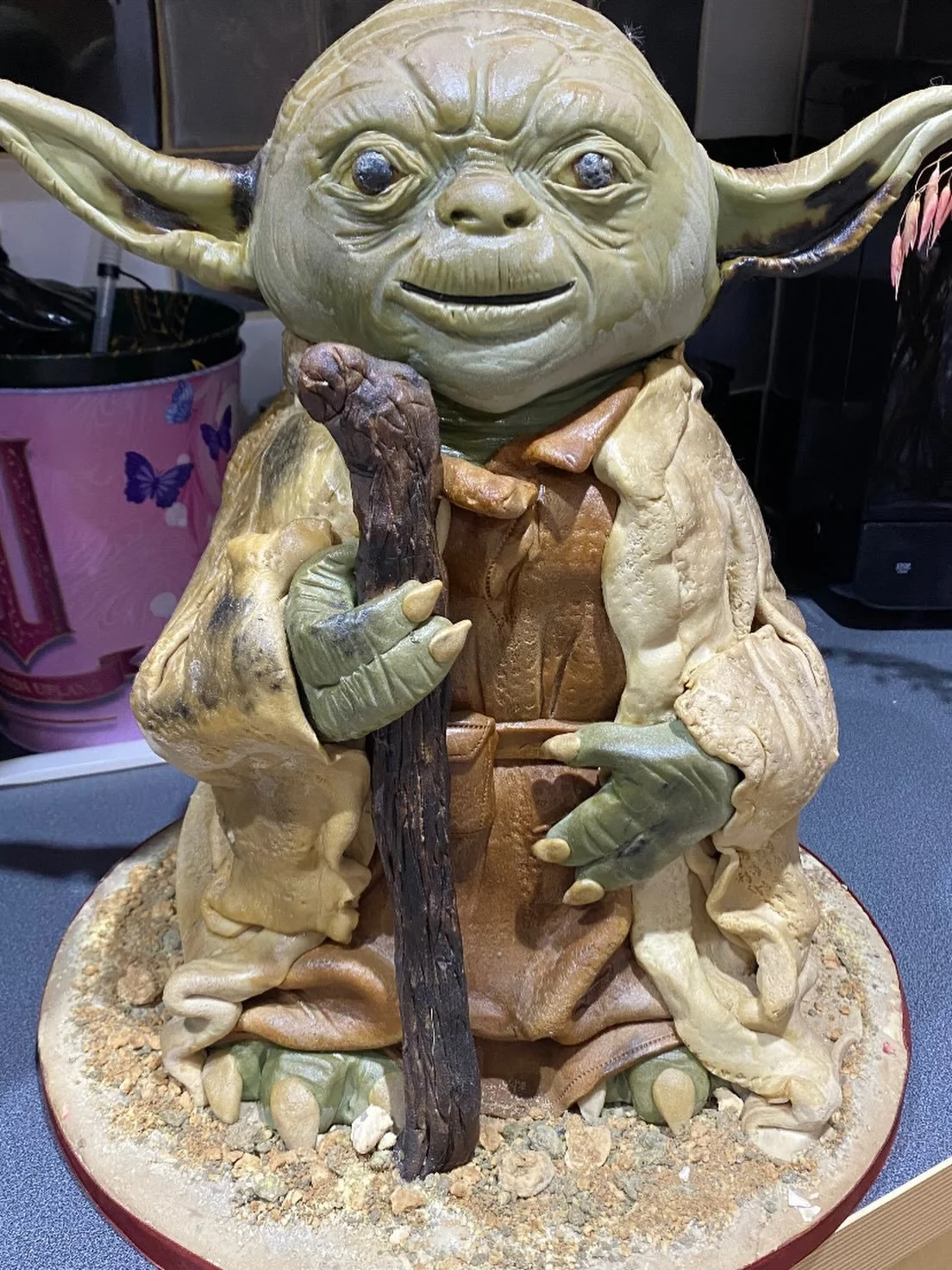 He is for sale.  Anyone want a yoda dummy cake !