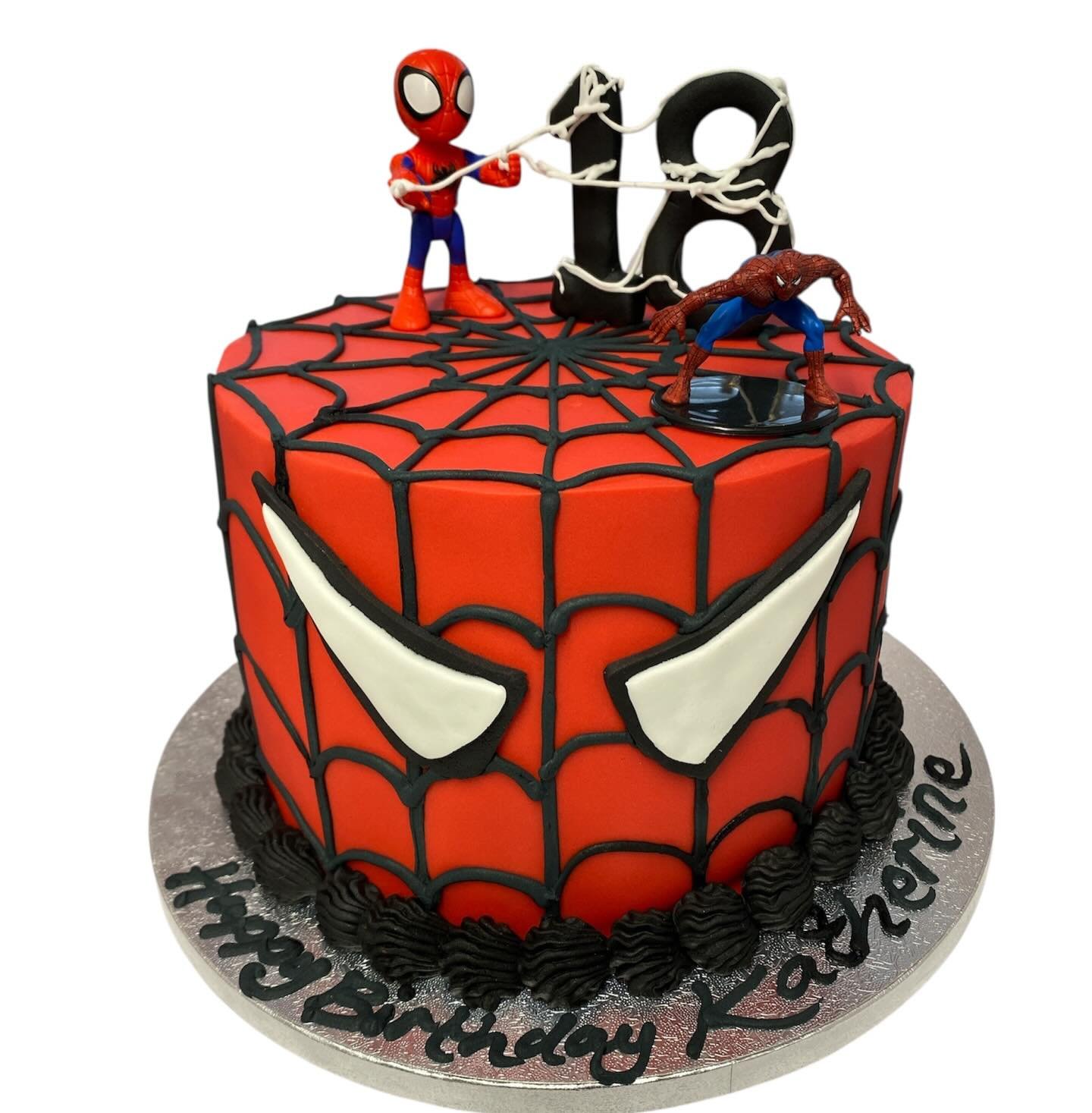 From the today's Spider-Man cake to some from over the years