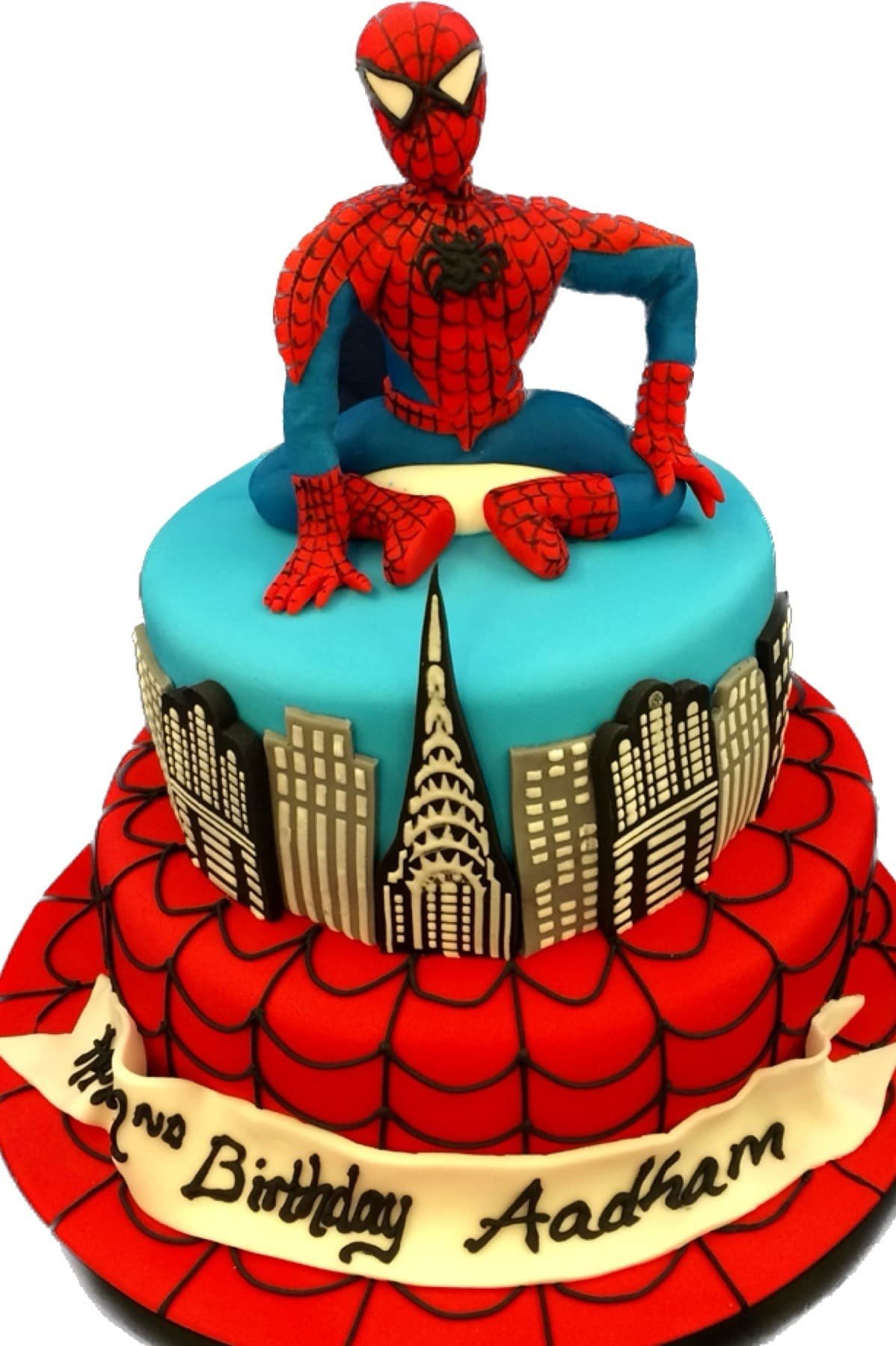 Spiderman Birthday Cake