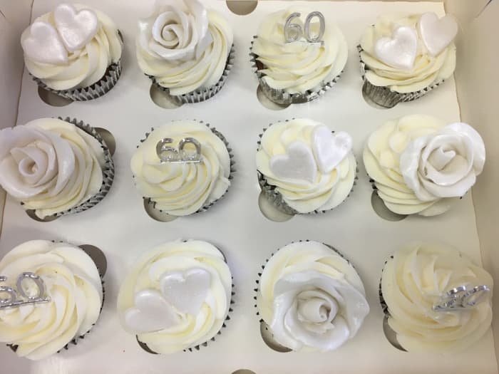 Pearl Wedding Cupcakes