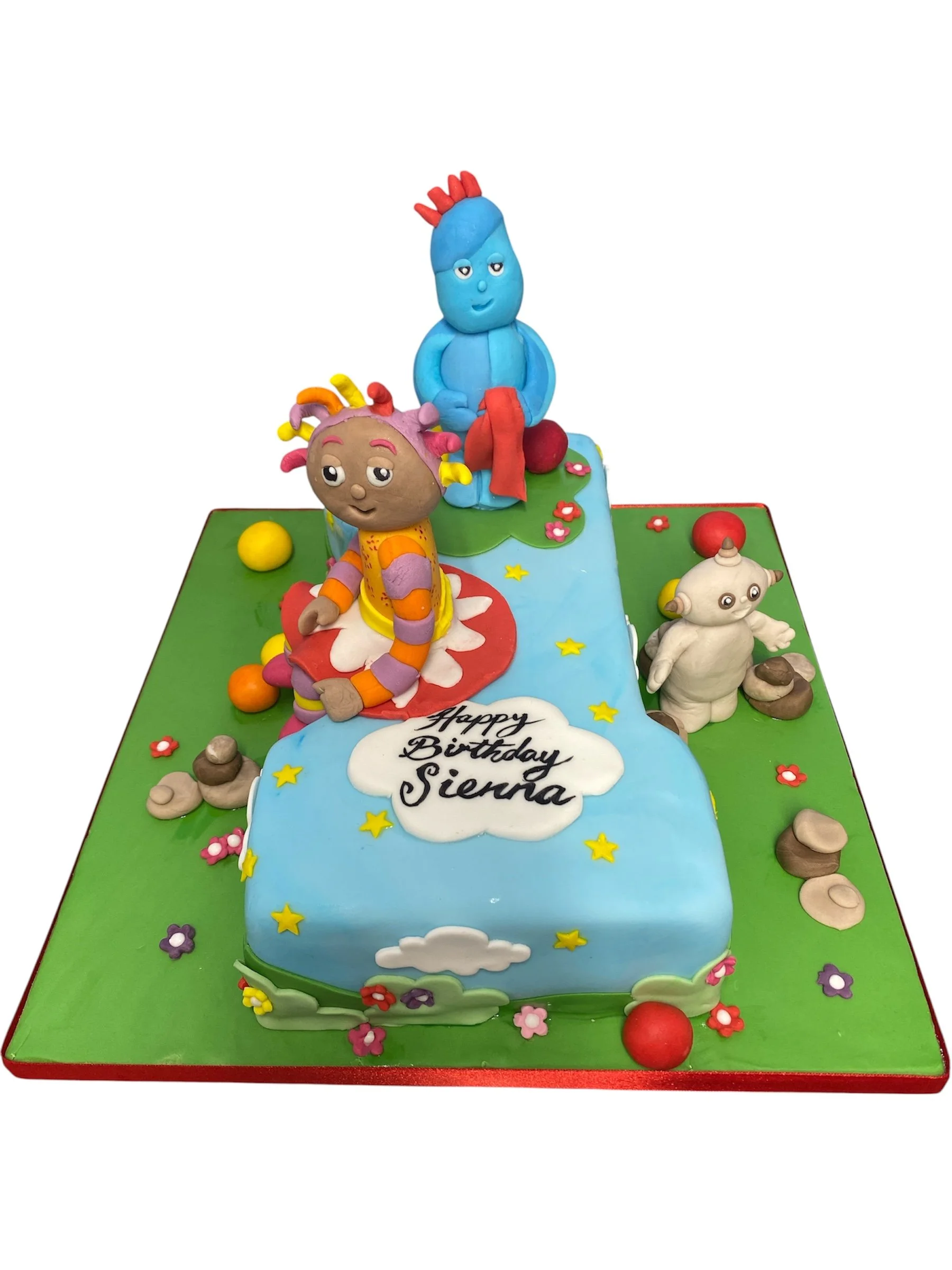 Night Garden Number Cake