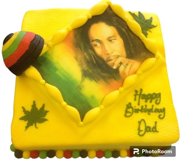 Bob Marley Reggae Cake