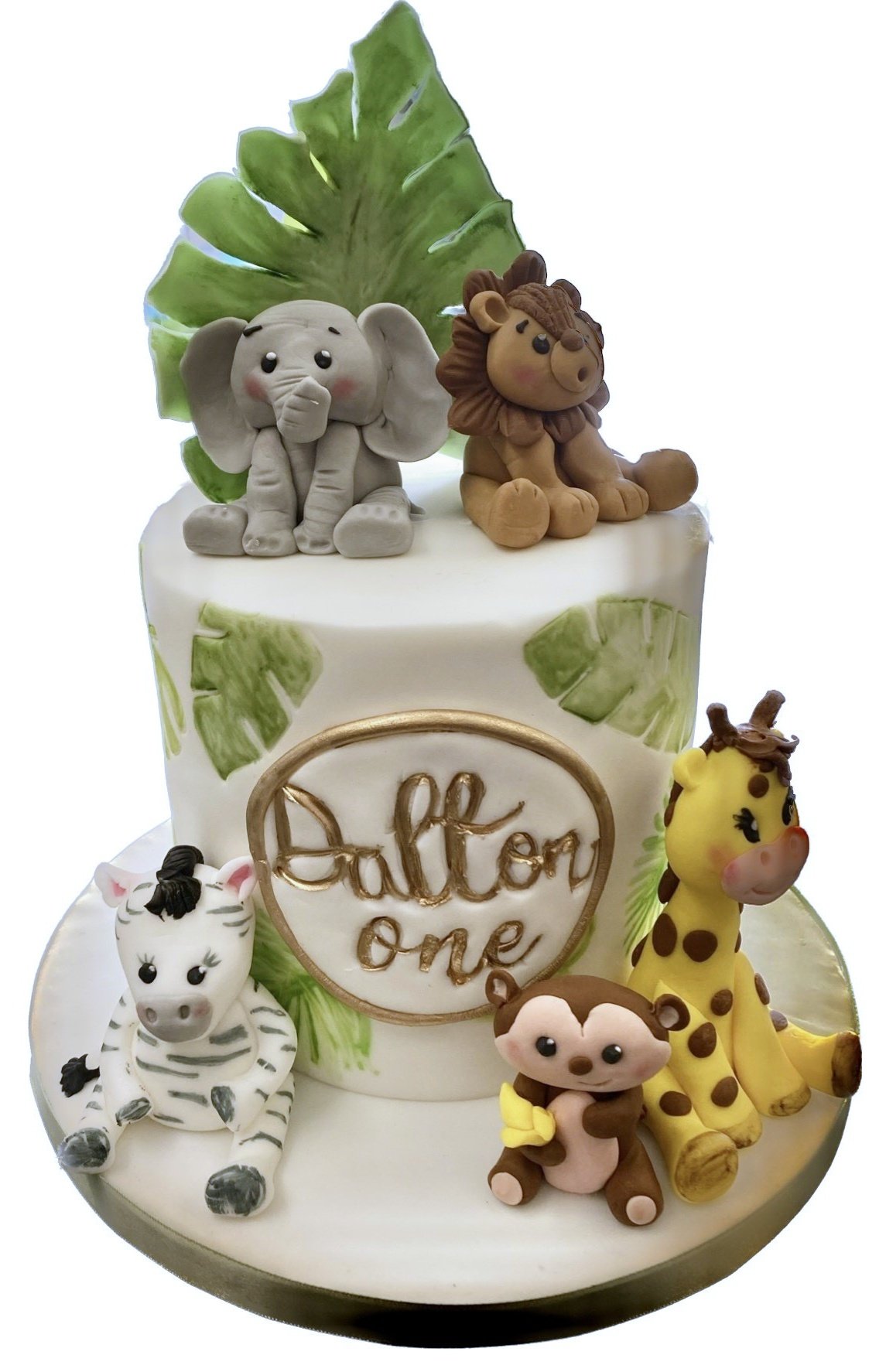 My First Safari birthday cake