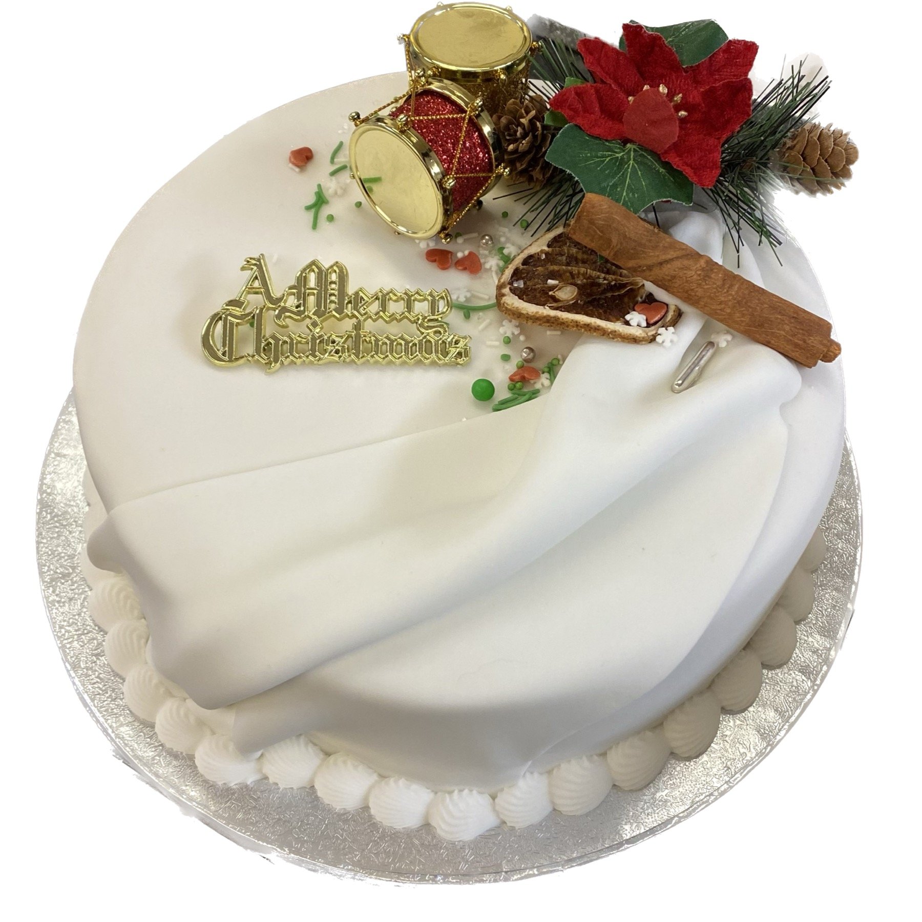 Christmas Drape Cake