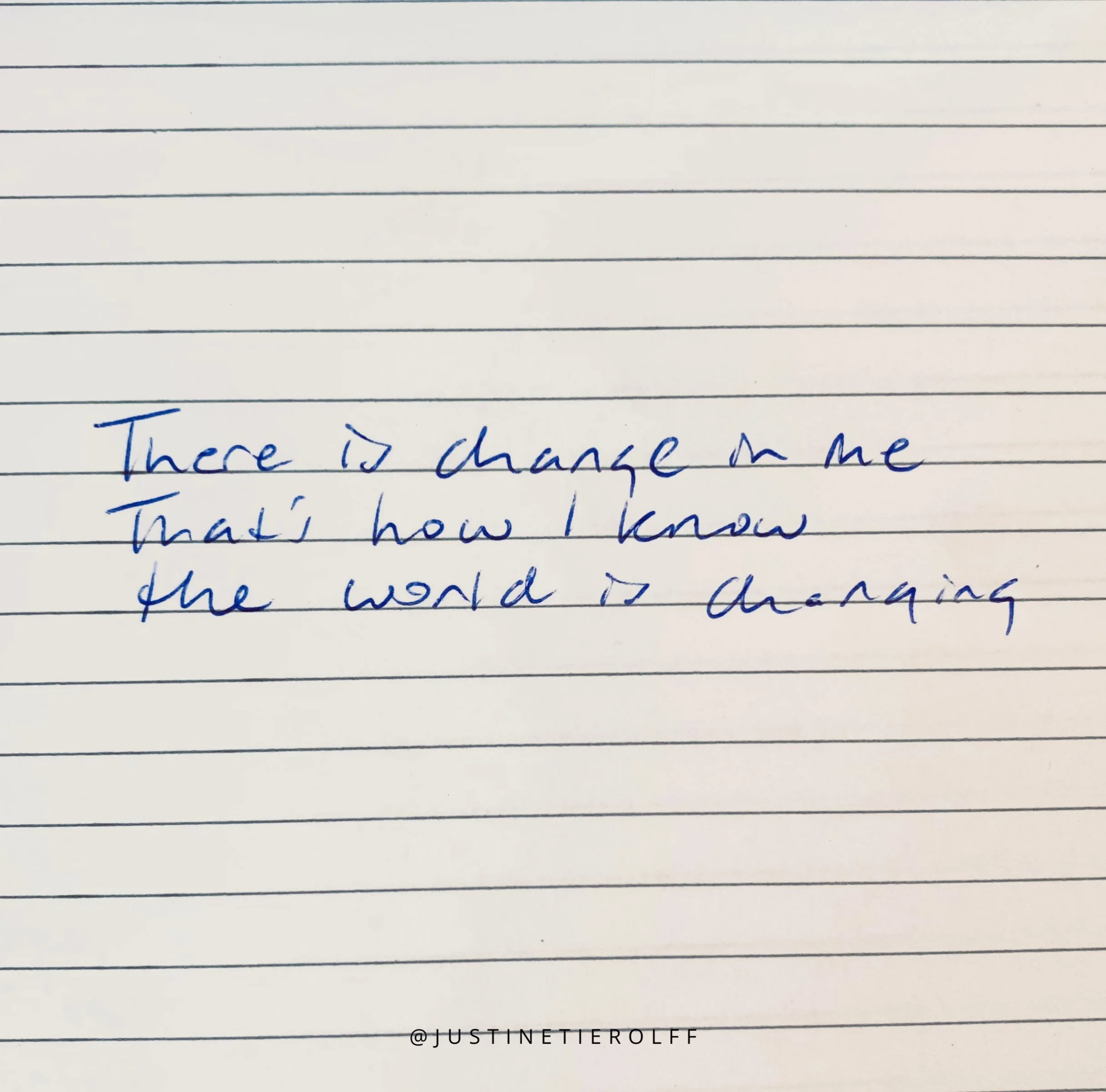 There is change in me. That&rsquo;s how I know the world is changing.
.
.
.
#change #transformation #consciousnessexpansion #evolution #lightwork
