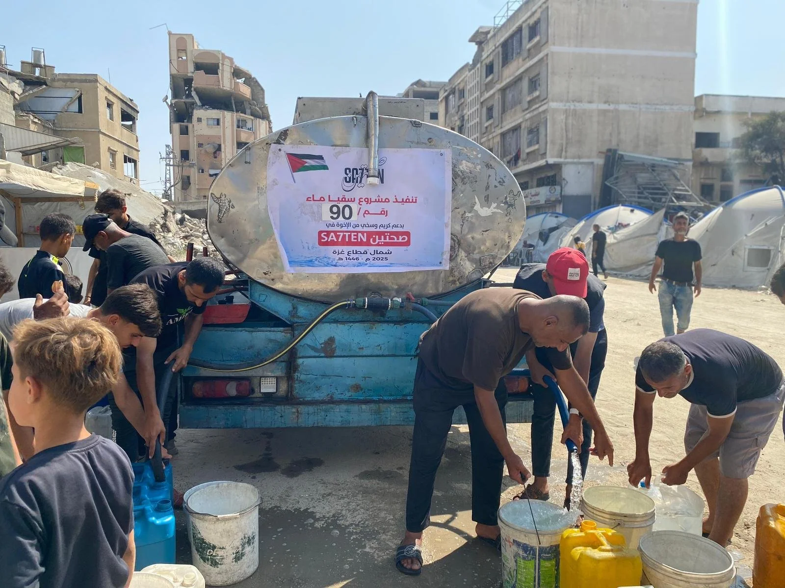 Three Trucks, One Message