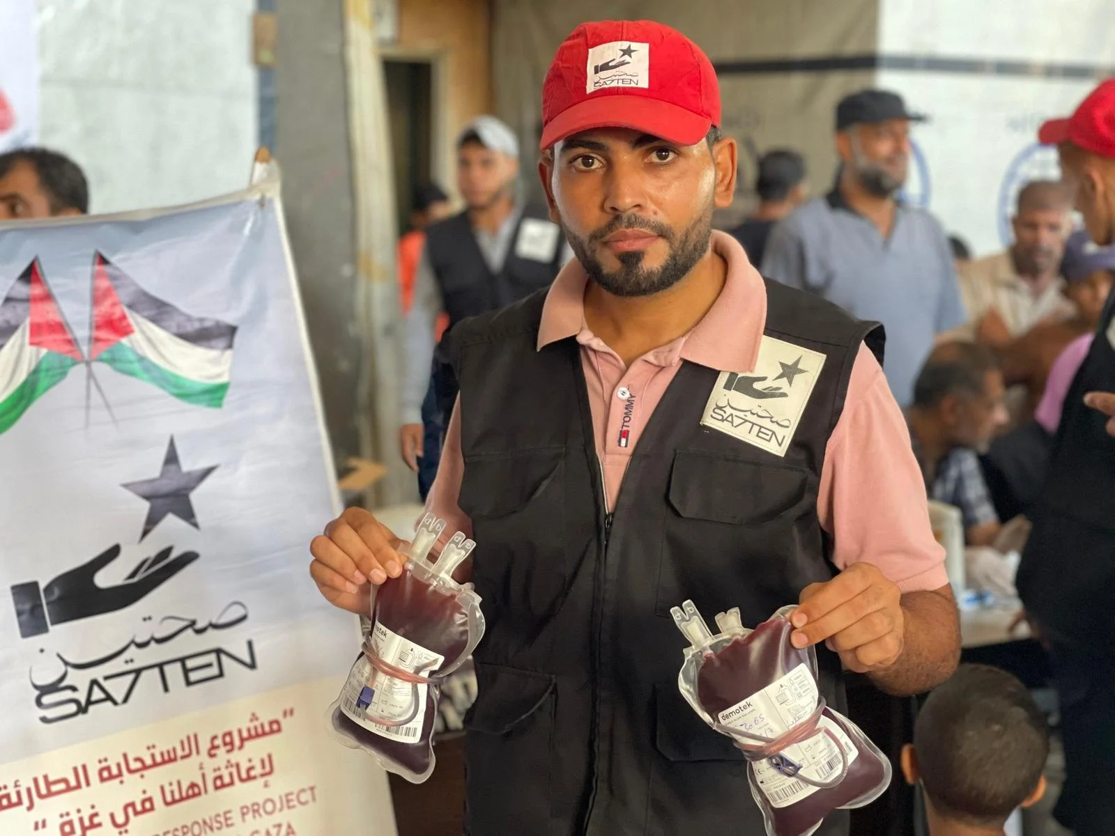 Blood Donations Amidst Engineered Famine