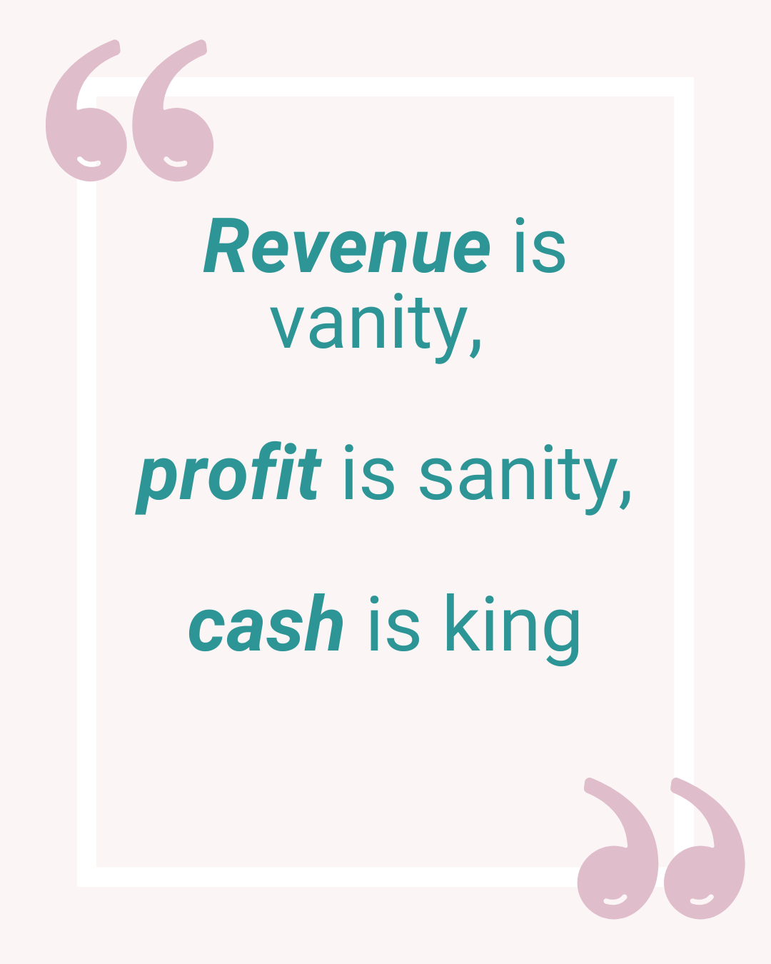 Je kan €100k omzet draaien en toch bang zijn om je eigen salaris te betalen