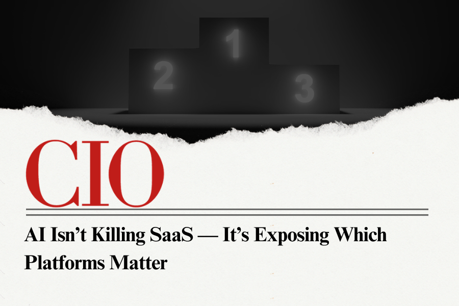 AI isn’t killing SaaS — it’s exposing which platforms matter