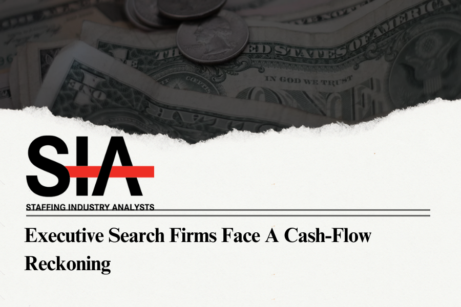 Executive search firms face a cash-flow reckoning