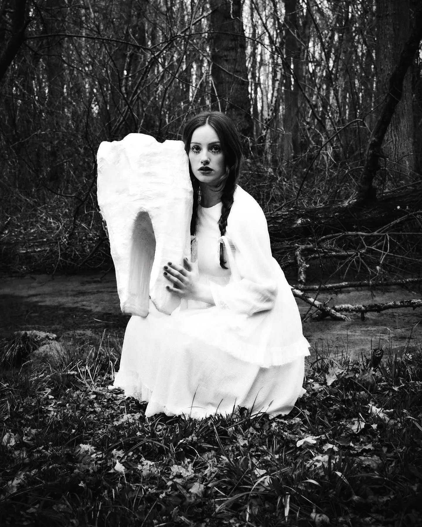 the tooth fairy&rsquo;s journey  for this part of my exploration of preservation I looked at how we preserve folklore 🦷  photographed, prop and styled by @heidipayne_  assisting in makeup and styling @milli3makesthings  modelled by @kittybellefashio