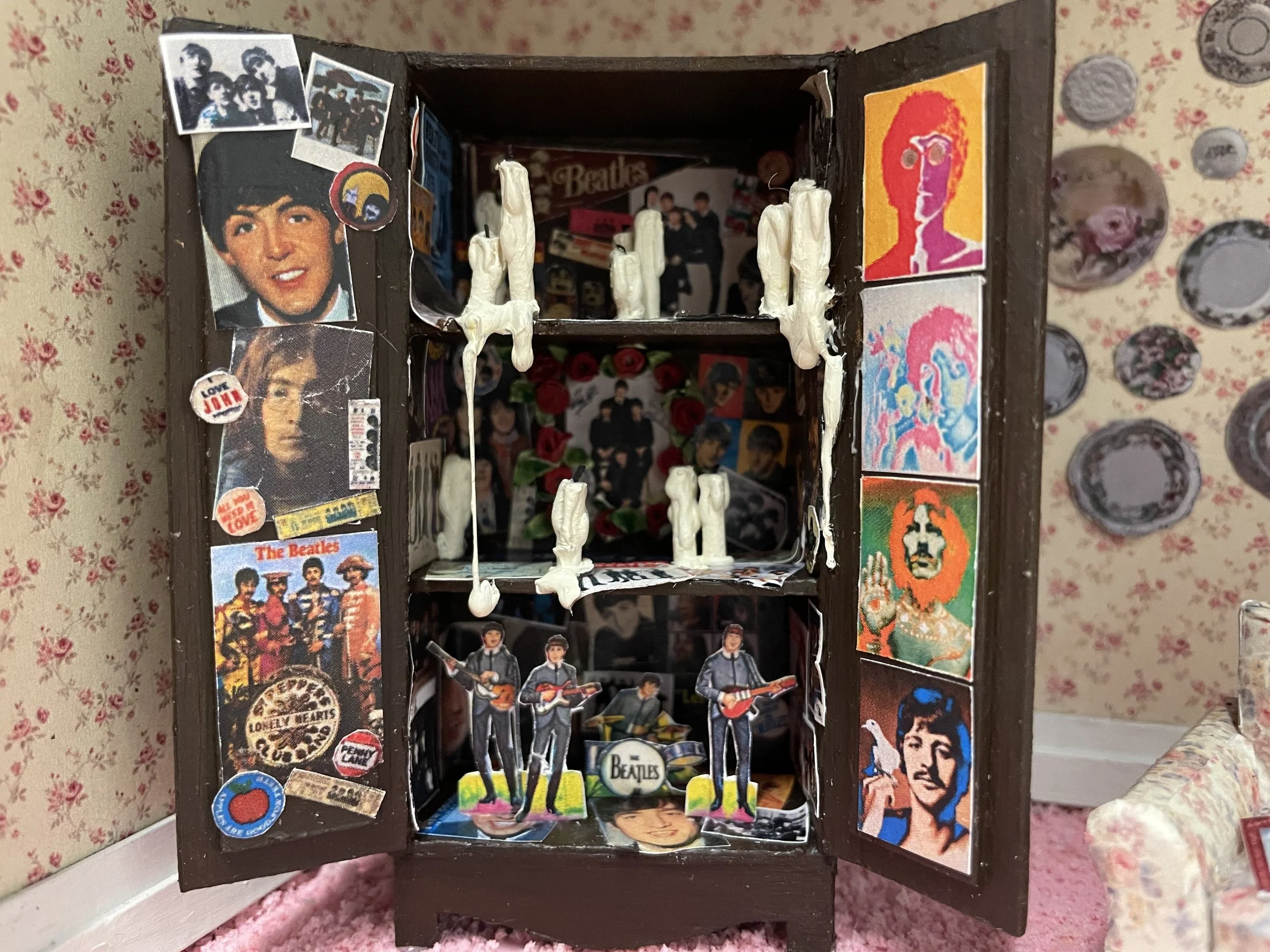 grandma's secret shrine represents fan's everlasting love for the band 