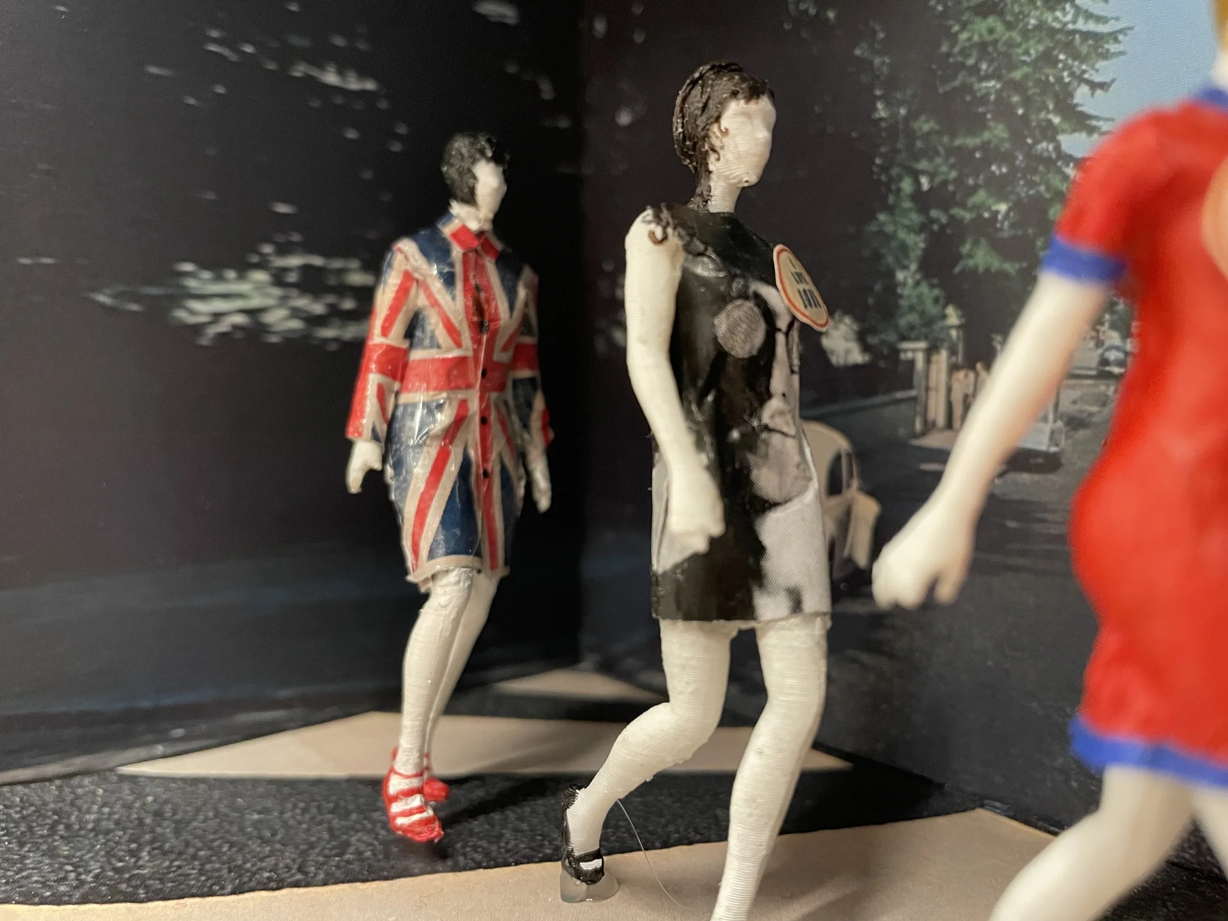 represents fans recreating abbey road album cover