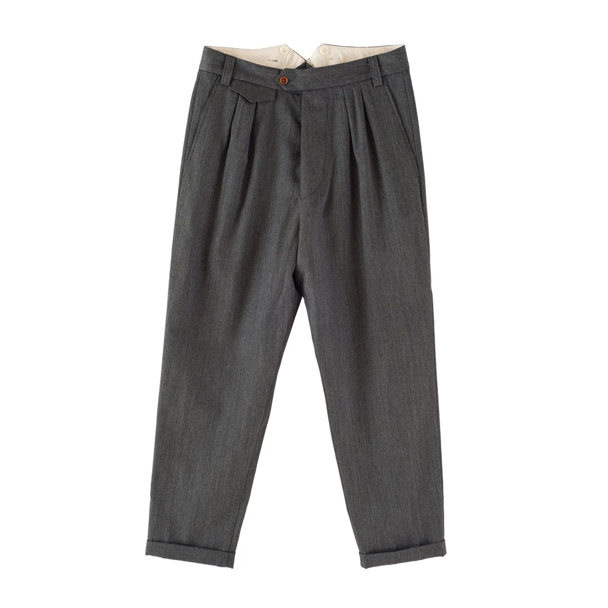 Allison Trousers - Wool Grey